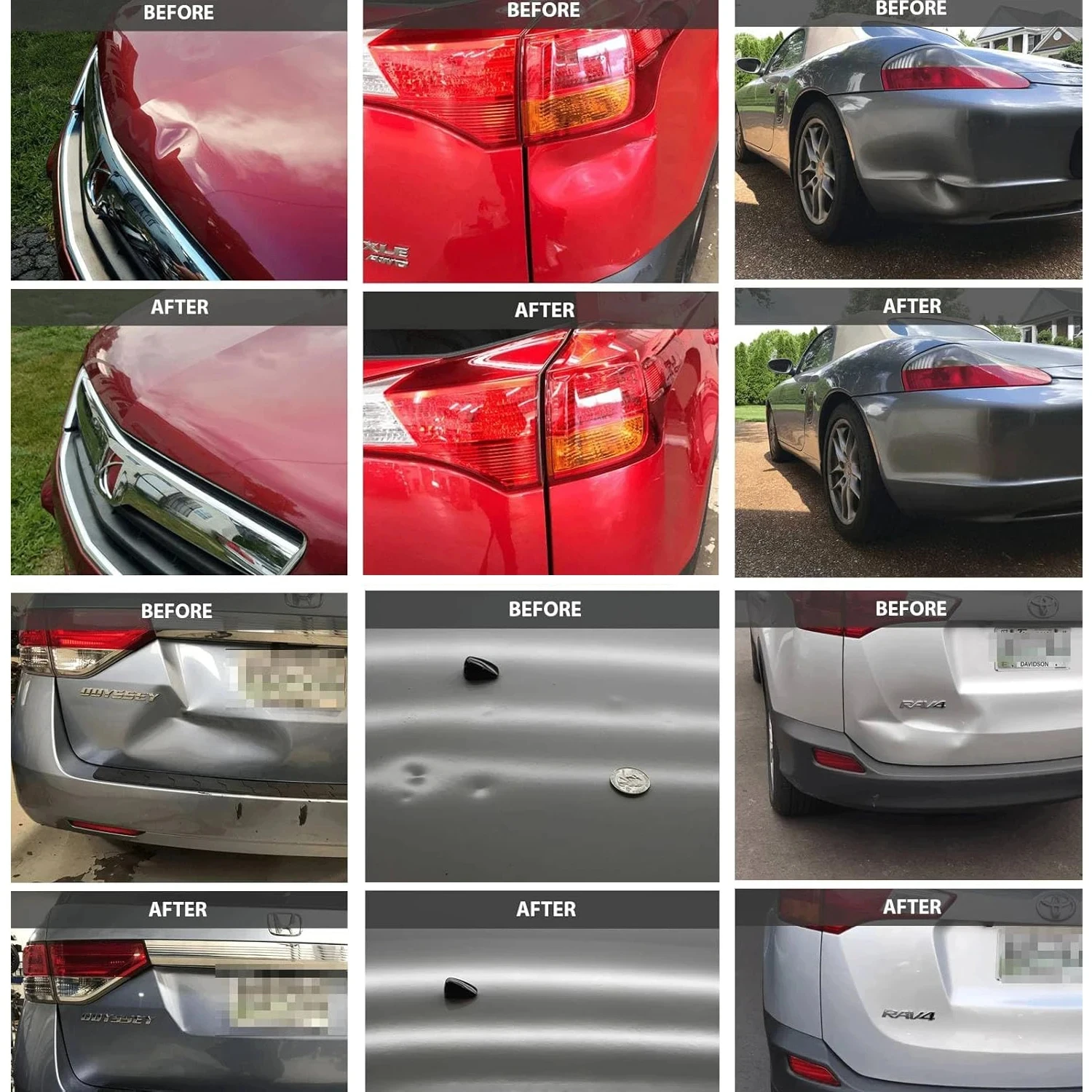 Super PDR Professional Dent Repair Tool Paint-free Dent Repair Tool Car Hail Dent Removal Kit Suction Cup Dent Puller Tool Set