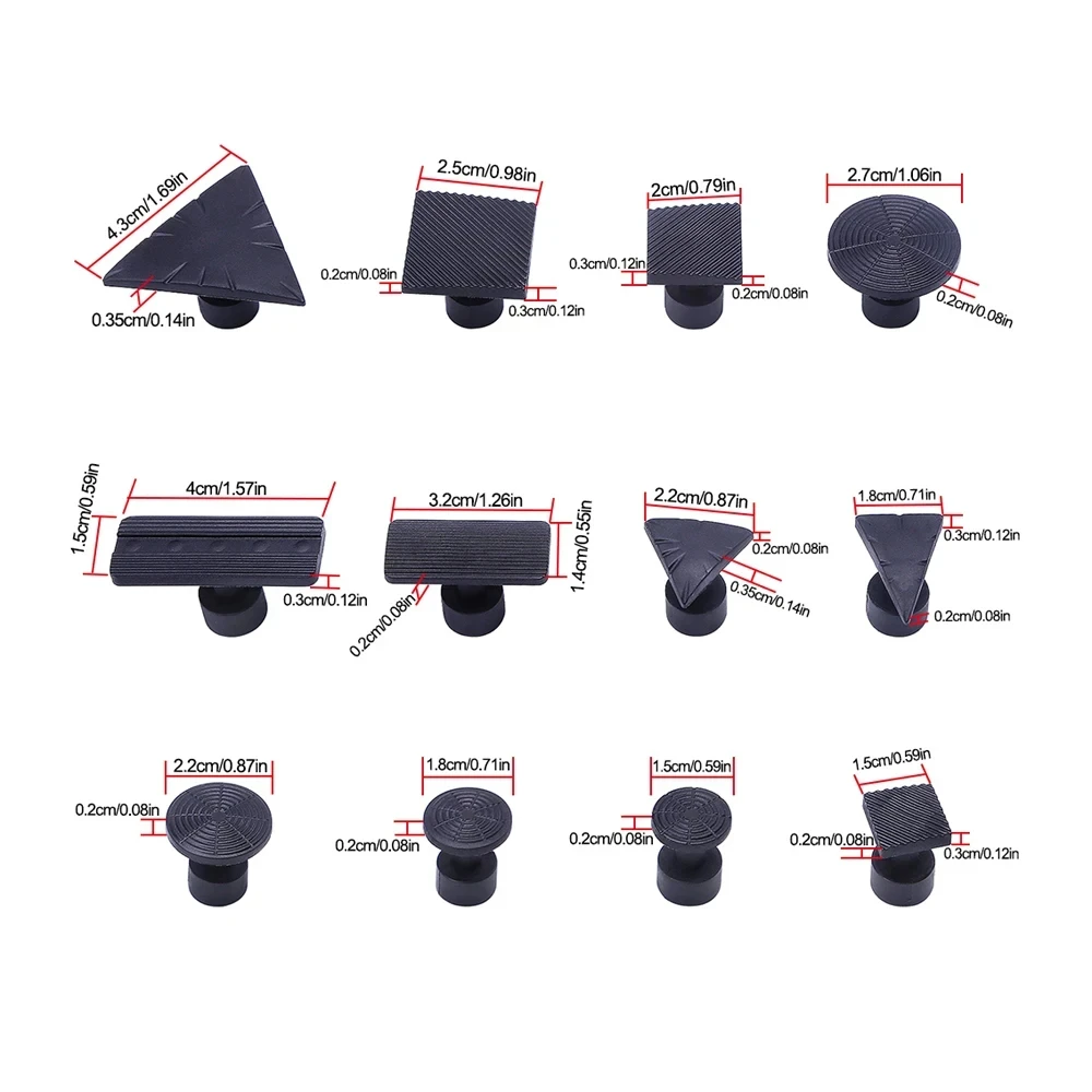 Super PDR Professional Dent Repair Tool Paint-free Dent Repair Tool Car Hail Dent Removal Kit Suction Cup Dent Puller Tool Set