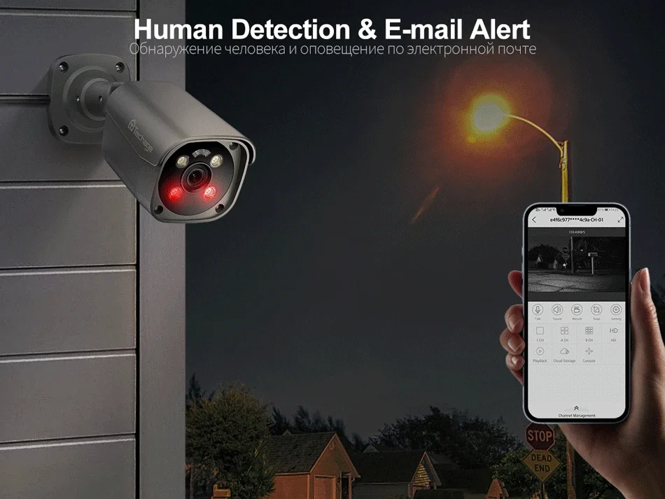 8.0MP Onvif POE bullet 3.6MM Lens Face detection waterproof full color night vision two way audio Xmeye
