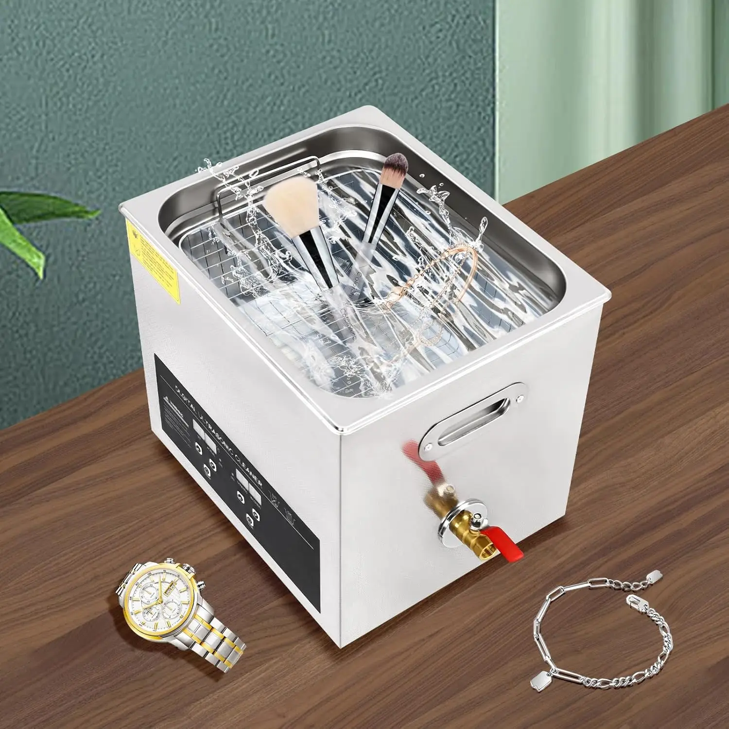 NEW Ultrasonic Cleaner 10L Stainless Steel Ultra Sonic Bath Cleaning Machine 3 Modes 350W 40KHz efficient cleaning