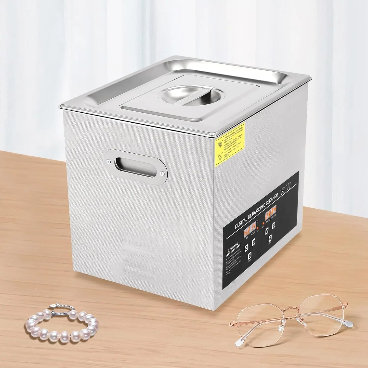 NEW Ultrasonic Cleaner 10L Stainless Steel Ultra Sonic Bath Cleaning Machine 3 Modes 350W 40KHz efficient cleaning