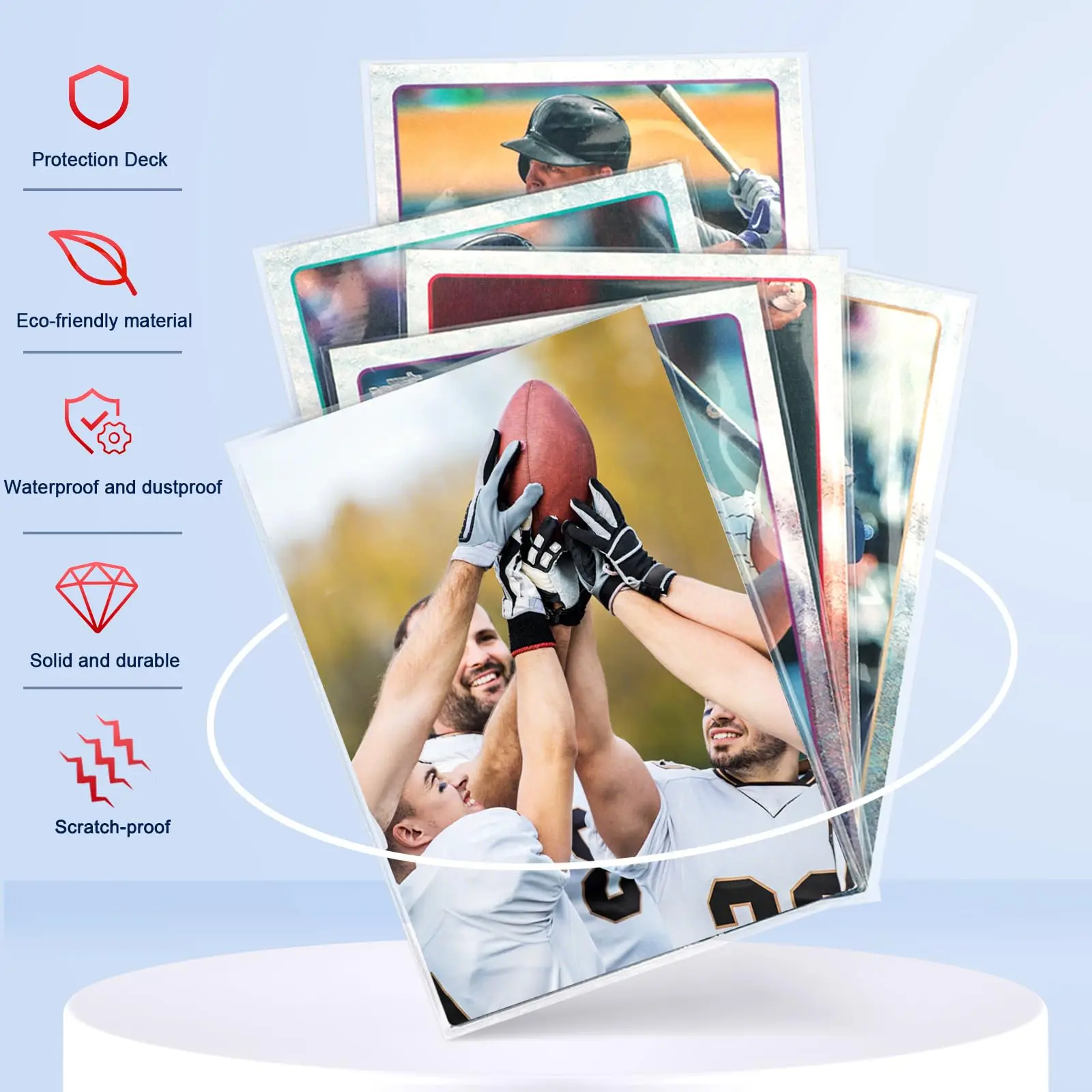 200 Pack Penny Card Sleeves Transparent Trading Collect Protector Sleeve Holder For Football Yugioh Baseball Sports Game Card