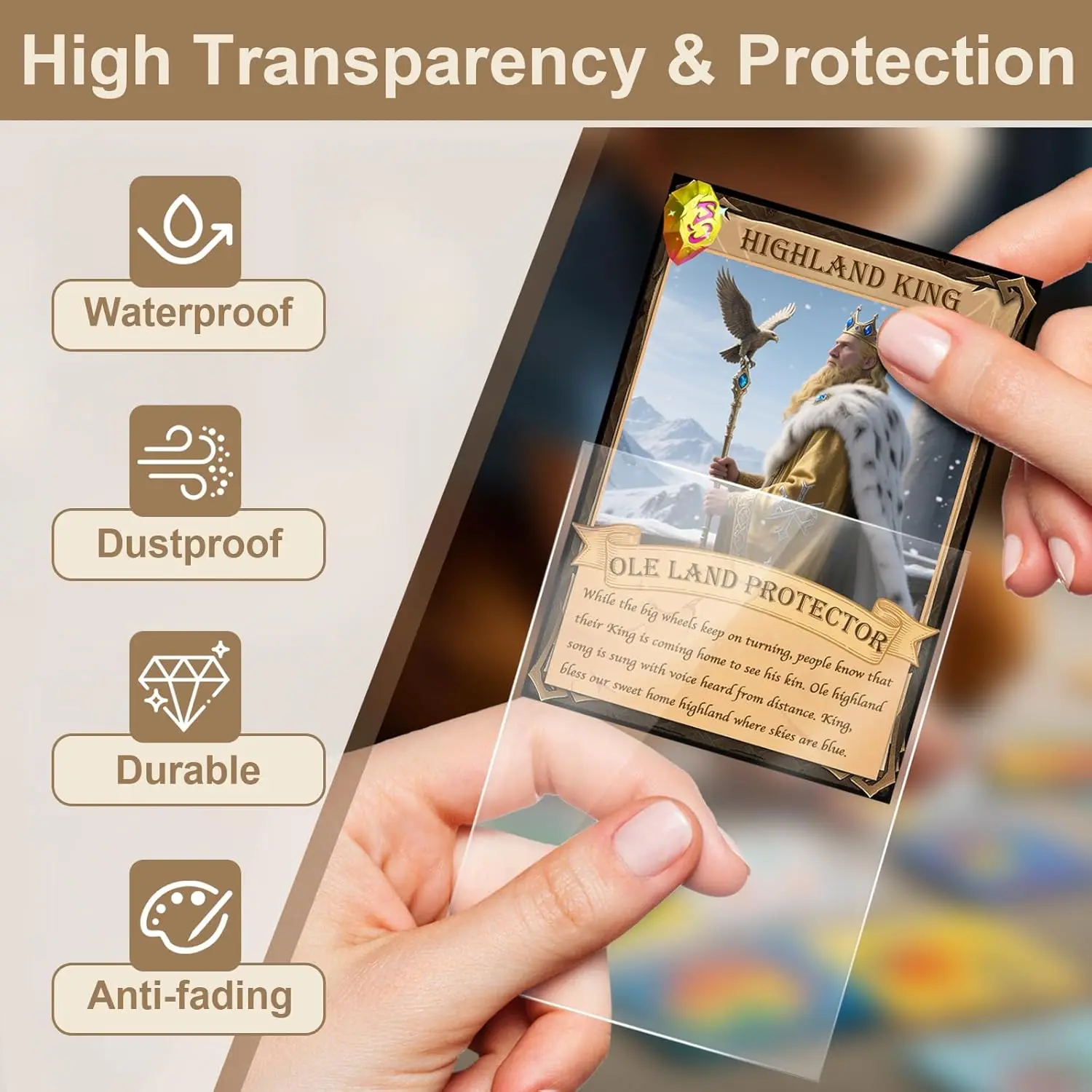 200 Pack Penny Card Sleeves Transparent Trading Collect Protector Sleeve Holder For Football Yugioh Baseball Sports Game Card