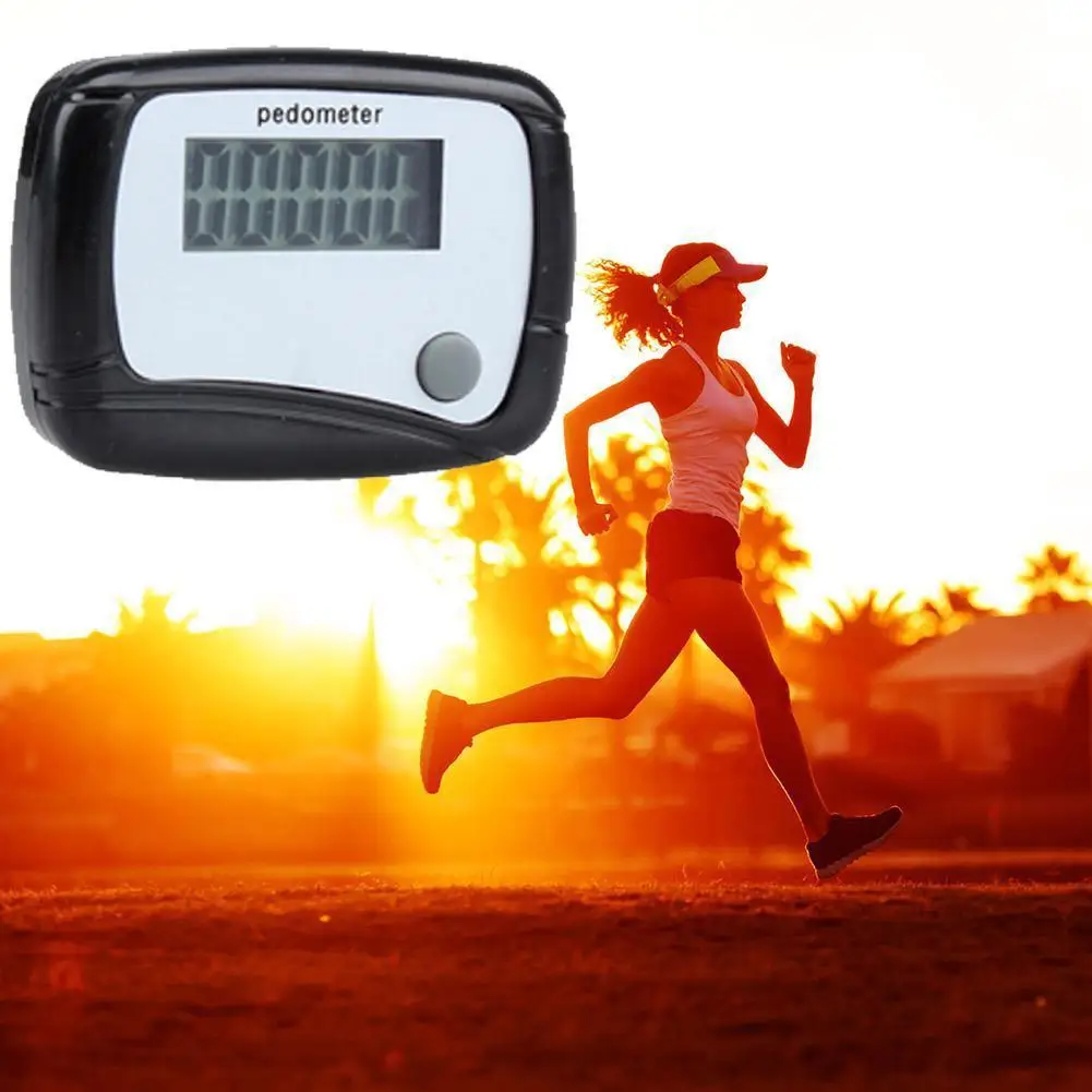 Pedometer for Walking Portable Sports Walk Meter Senior Steps Counter for Sports Running Training Hiking Backpacking Travel