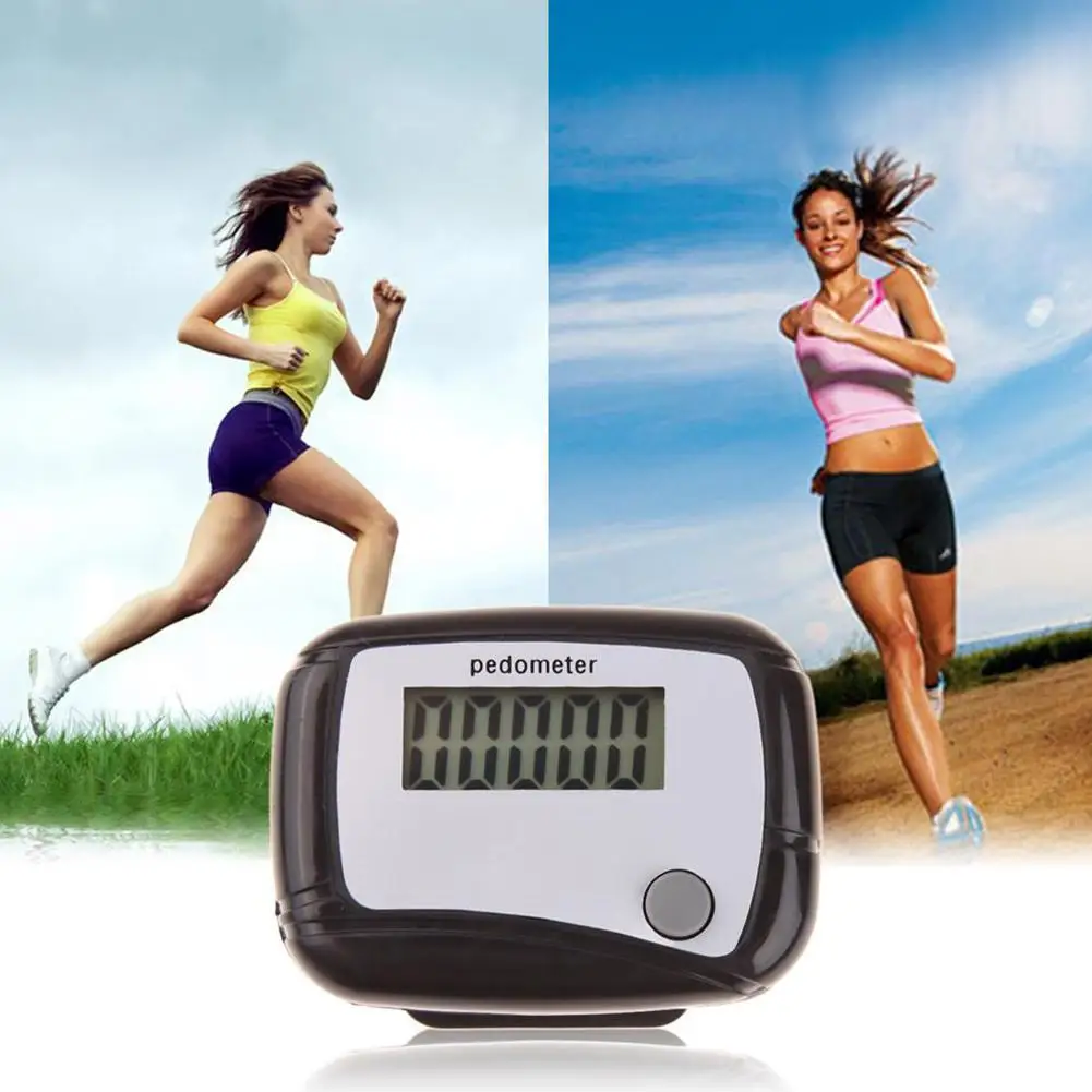 Pedometer for Walking Portable Sports Walk Meter Senior Steps Counter for Sports Running Training Hiking Backpacking Travel