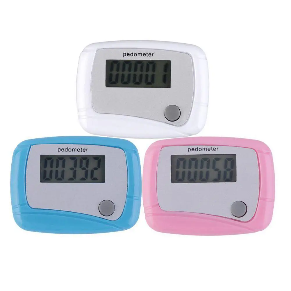 Pedometer for Walking Portable Sports Walk Meter Senior Steps Counter for Sports Running Training Hiking Backpacking Travel