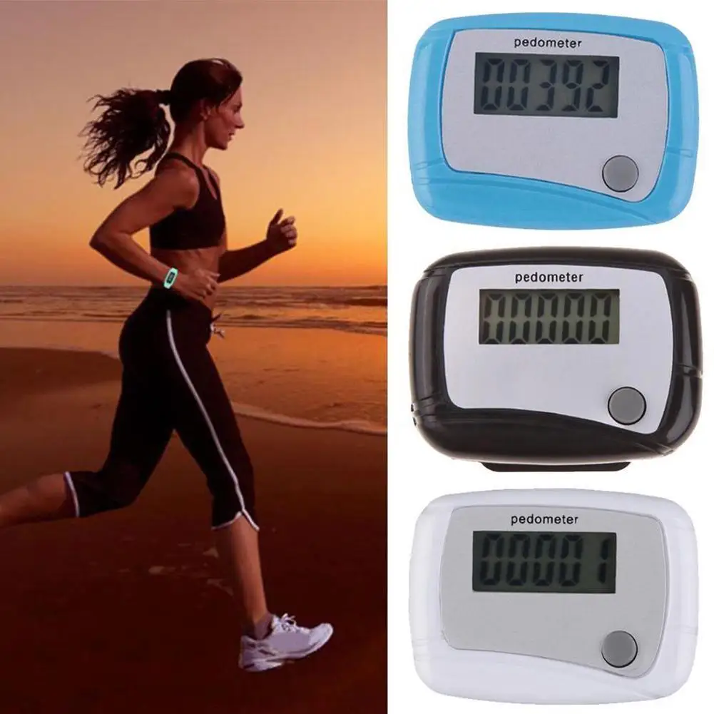 Pedometer for Walking Portable Sports Walk Meter Senior Steps Counter for Sports Running Training Hiking Backpacking Travel