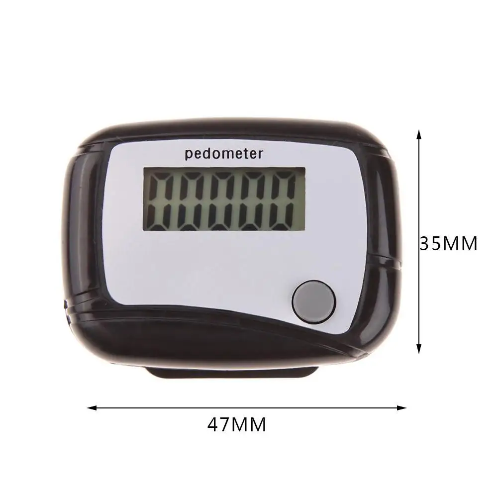 Pedometer for Walking Portable Sports Walk Meter Senior Steps Counter for Sports Running Training Hiking Backpacking Travel