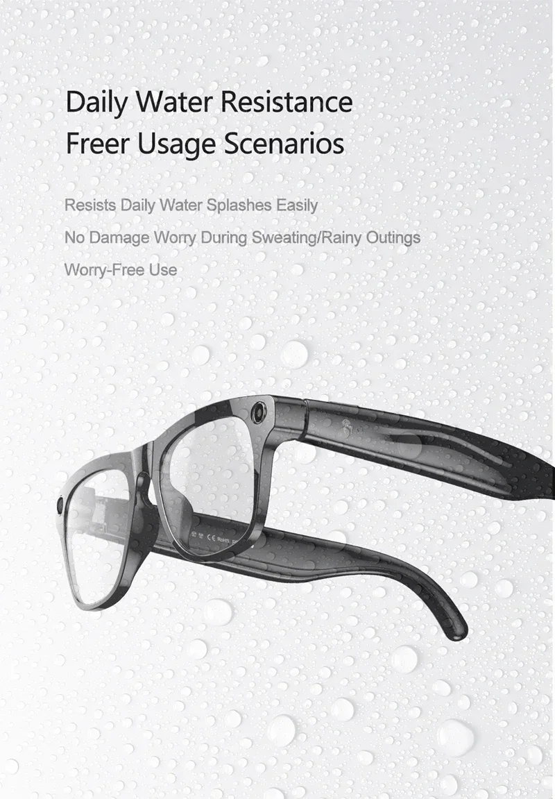 4K HD AI Smart Glasses Men 800W Pixel Camera Bluetooth Call 4GB WIFI Transmission Voice Assistant Smart Glasses 2026 New