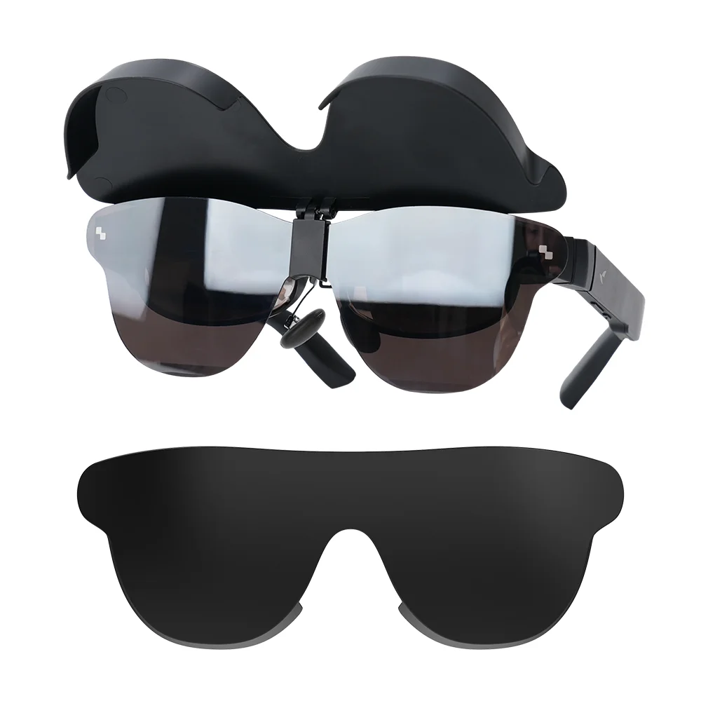 HiBloks Lens Hood For RayNeo Air3/Air3s Pro/Air4/Air 4 Pro Glasses Immersive Experience Light Blocking Reversible Cover