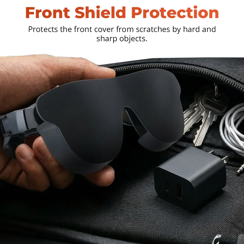 HiBloks Lens Hood For RayNeo Air3/Air3s Pro/Air4/Air 4 Pro Glasses Immersive Experience Light Blocking Reversible Cover