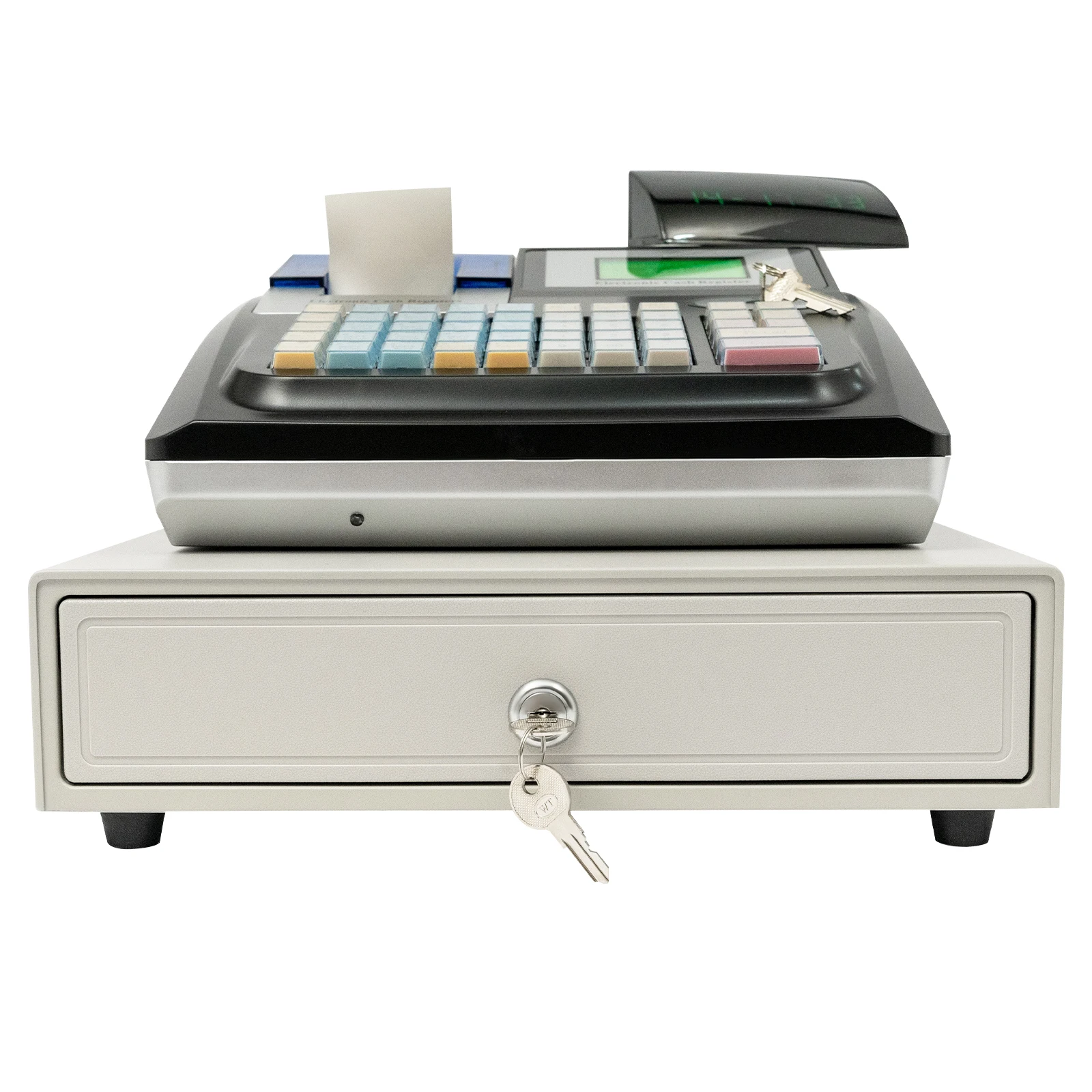 48 Keys Electronic Cash Register LED Display Cash Register Machine Support Multiple Payment Methods For Multi Cash Register