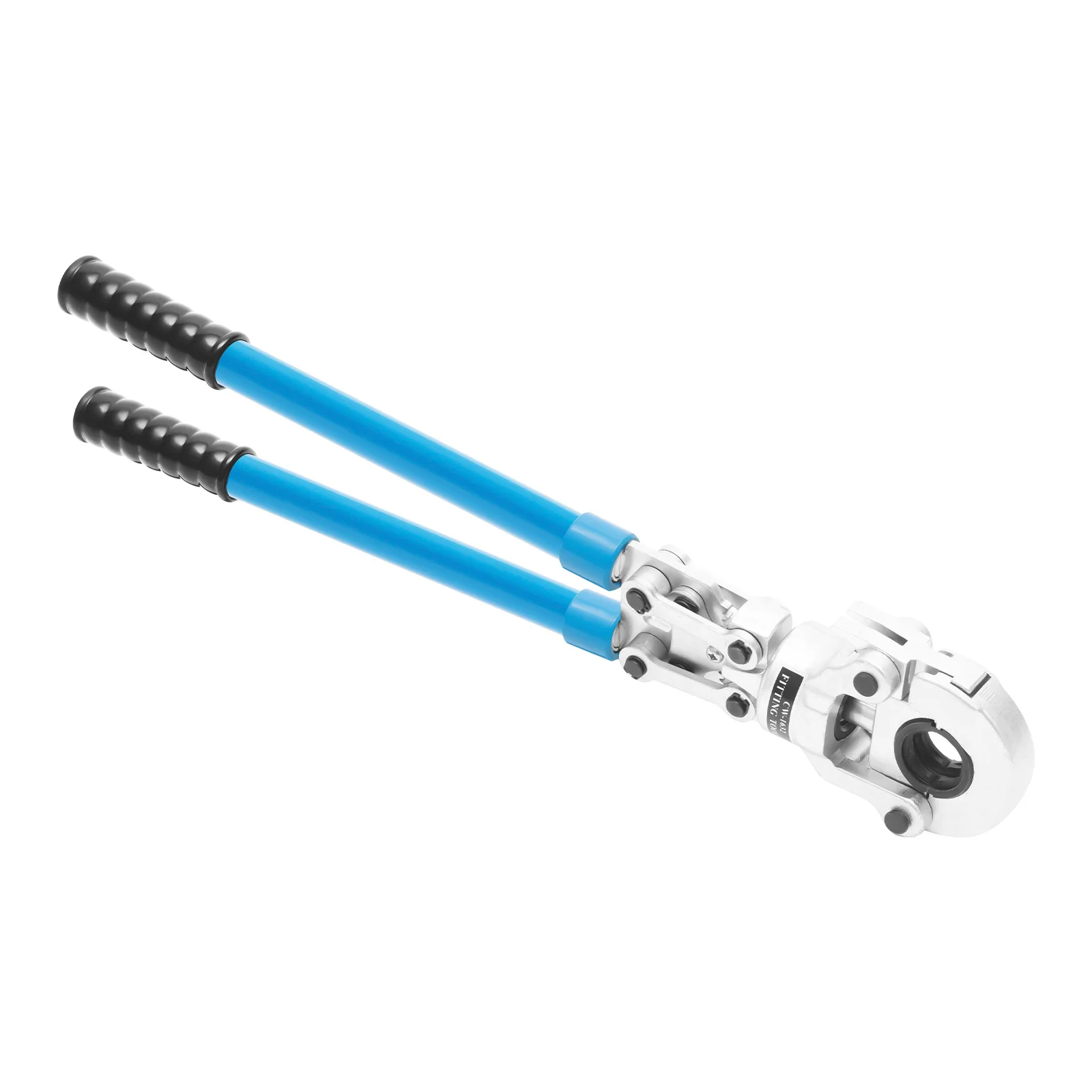 6T PEX Crimping Tool Set, 360° Rotatable Head Manual Scissor Type Crimper Pliers, 9 Molds for PEX/Copper/Aluminum Pipes