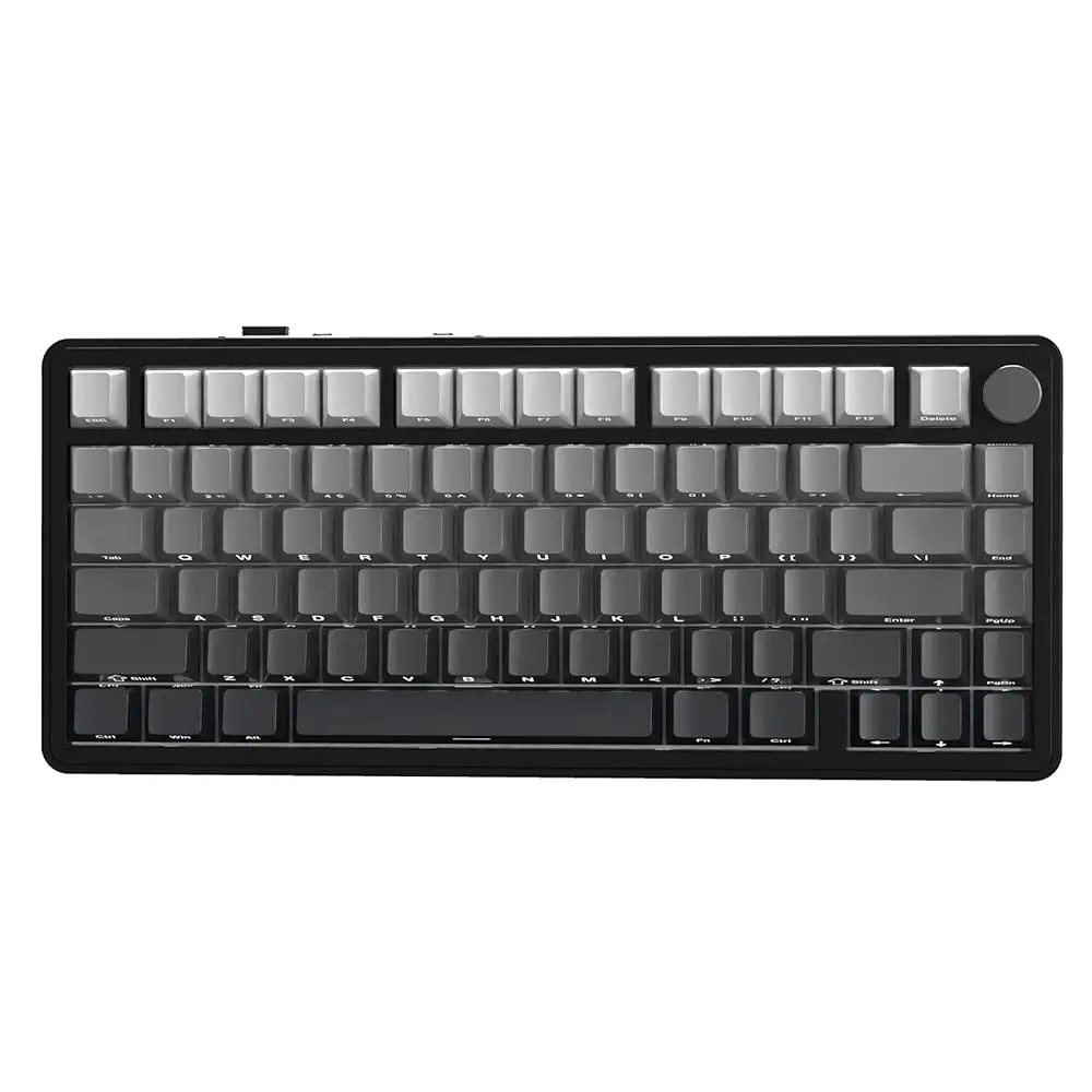 ATTACK SHARK X85 Wireless Mechanical Gaming Keyboard,TKL 82 Keys,Gasket Structure,Knob,RGB Hot Swappable Custom Keyboard
