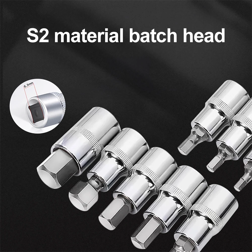 Professional Ratchet Socket Wrench Set 46PCS 1/4 Inch Drive Metric Hand Tool Kit for Bicycle Motorcycle Car Auto Repair and Maintenance Home Garage Use