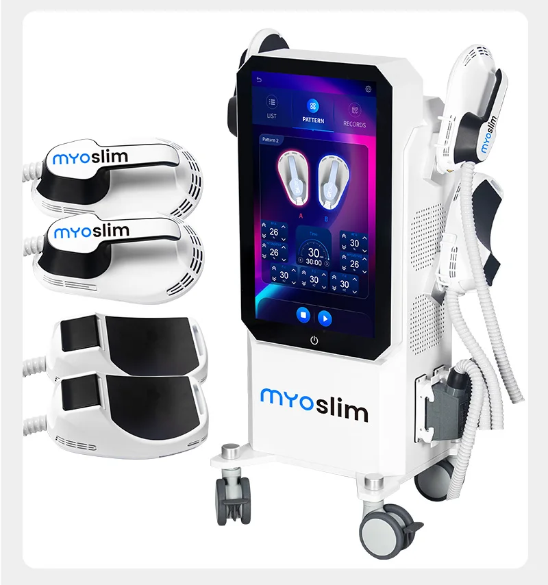 Myoslim Pro MAX 15 Tesla Latest RF HI-EMT High Intensity Pulsed Electromagnetic For Muscle Training Body Shaping Weight Loss