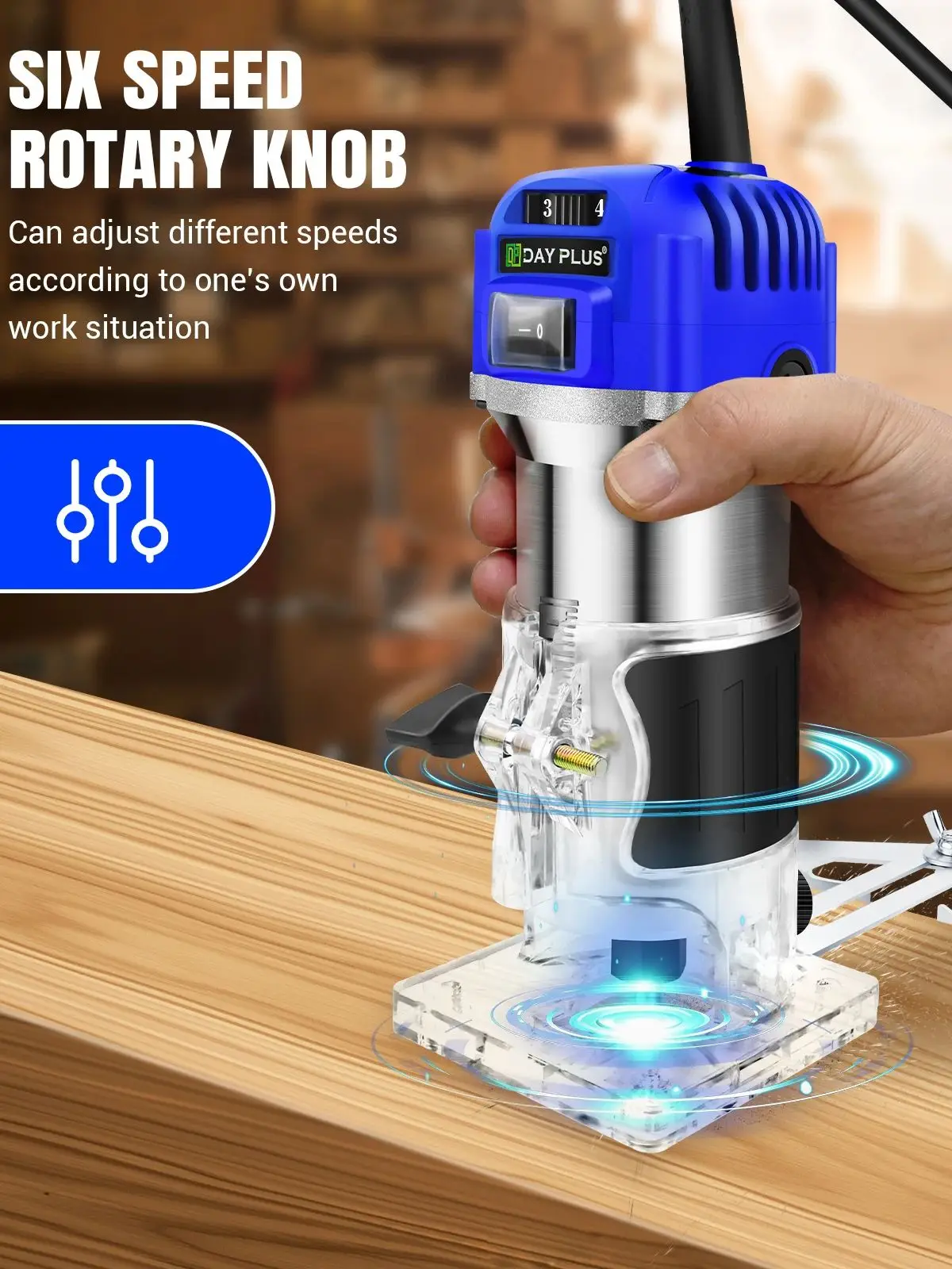 800W Electric Wood Router Electric Trimmer Woodworking Milling Engraving SlottingMachine RouterTool,For Trimming,carving,cutting