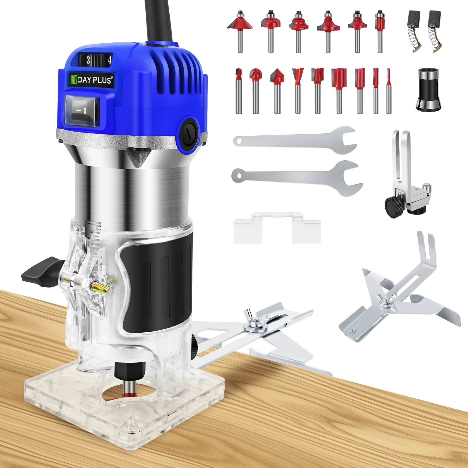 800W Electric Wood Router Electric Trimmer Woodworking Milling Engraving SlottingMachine RouterTool,For Trimming,carving,cutting