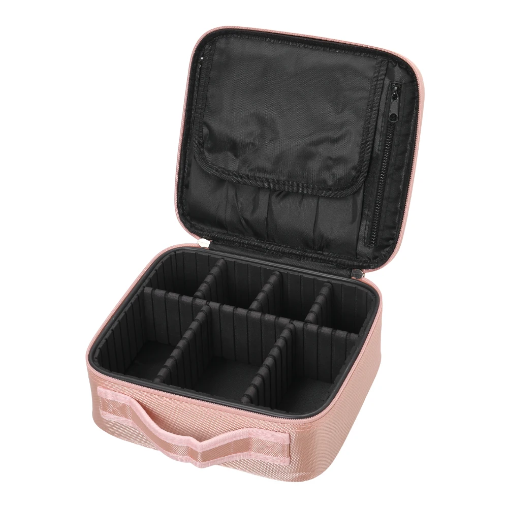 Voltsify Portable Waterproof Travel Makeup Bag with Dividers