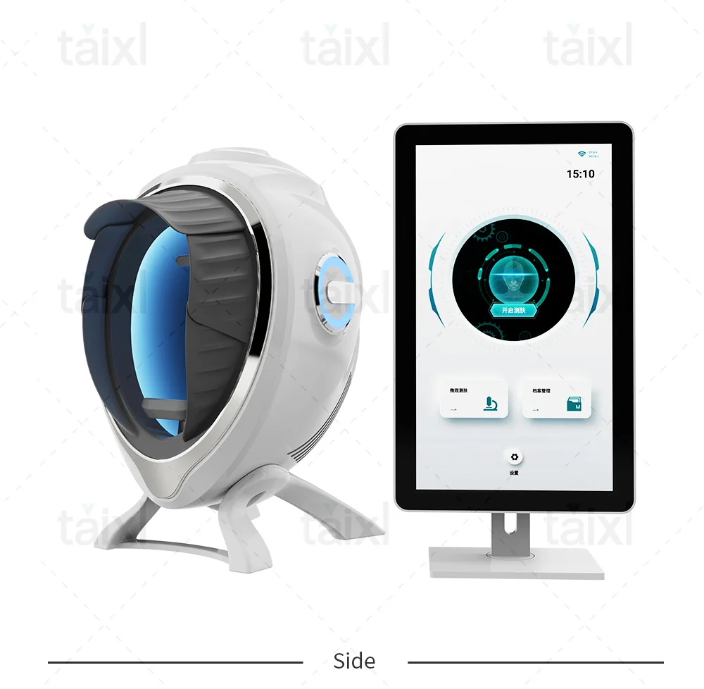 3D Skin Scanner Care Facial Analyzer Monitor Machine Magic Mirror Portable Testing English Detector Face Camera Test Analysis