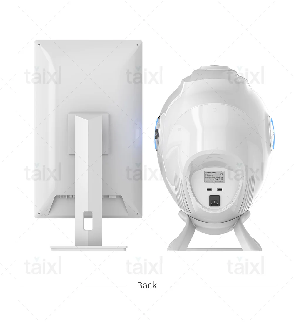 3D Skin Scanner Care Facial Analyzer Monitor Machine Magic Mirror Portable Testing English Detector Face Camera Test Analysis
