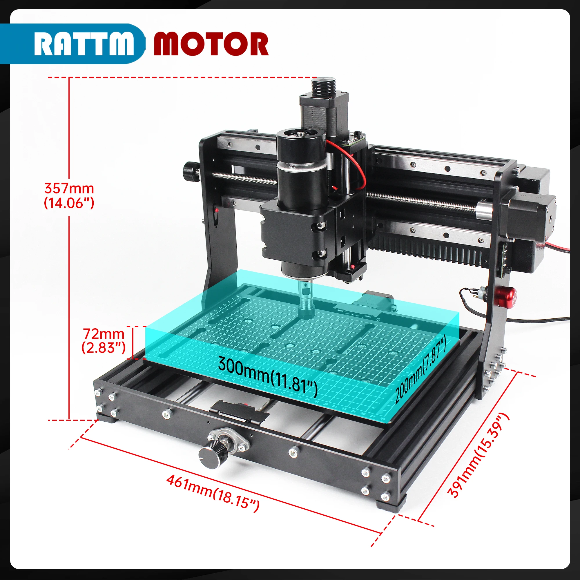 【EU US BR】DIY 3 Axis GRBL 3020 Plus CNC 3W 5W 10W 15W 20W Laser Engraver Engraving Machine PCB Milling Machine 2 in 1