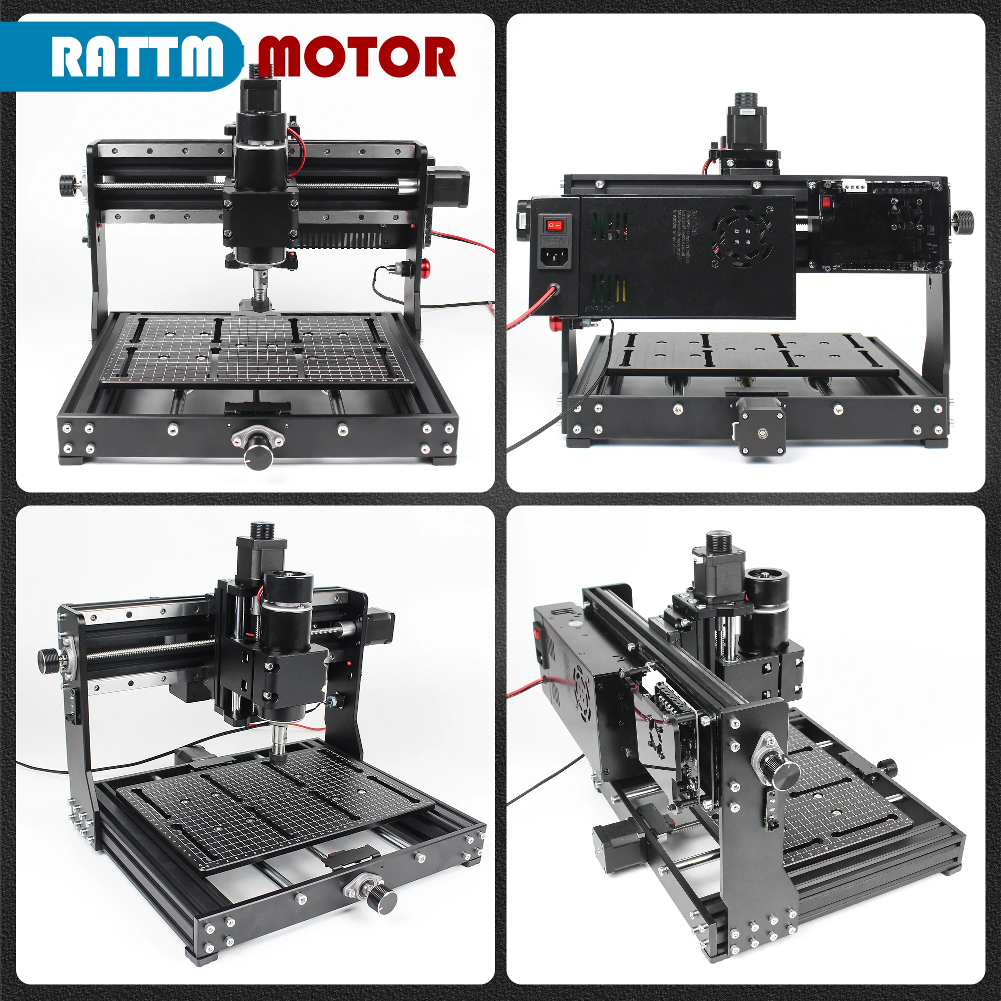 【EU US BR】DIY 3 Axis GRBL 3020 Plus CNC 3W 5W 10W 15W 20W Laser Engraver Engraving Machine PCB Milling Machine 2 in 1