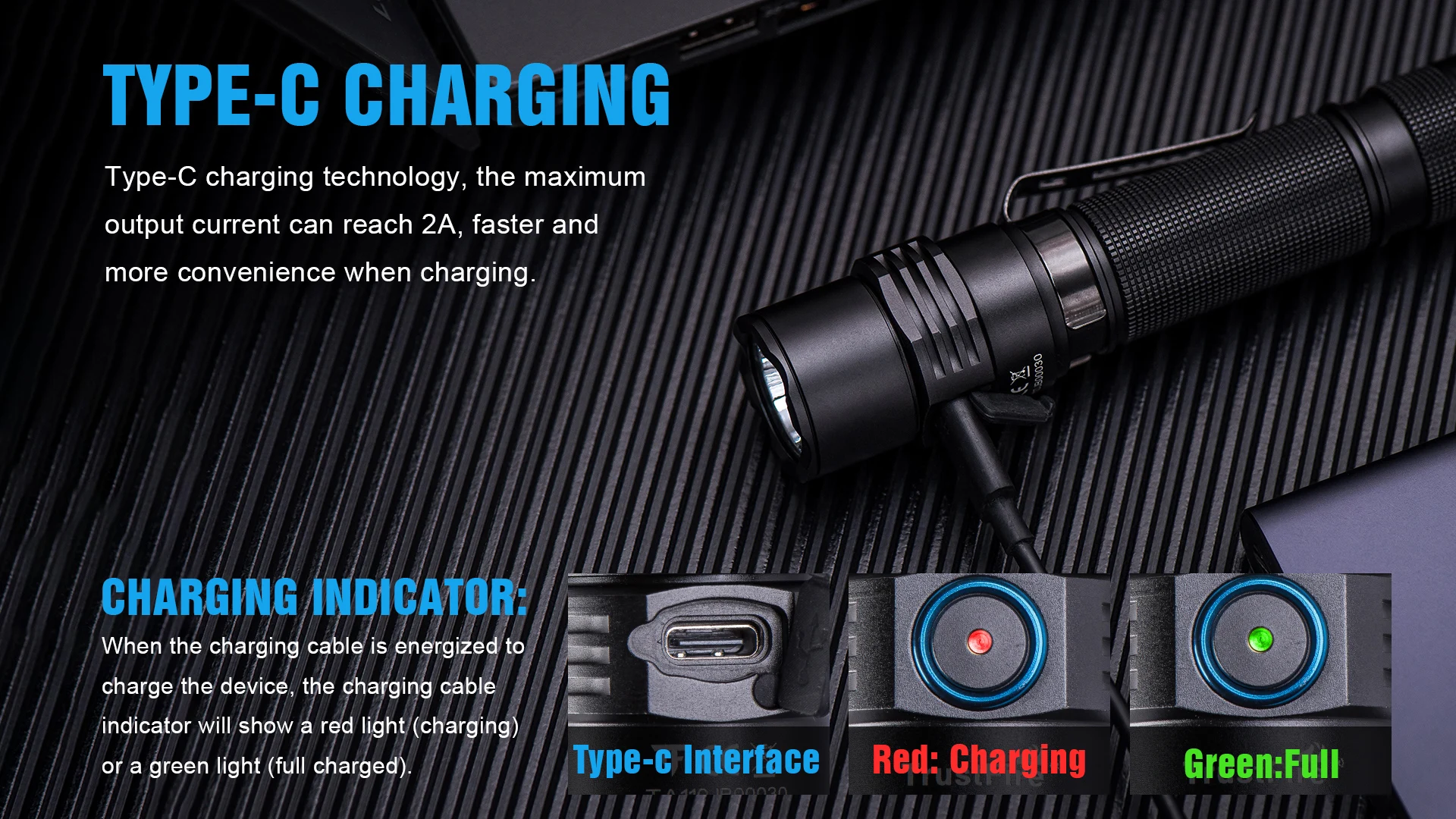 Trustfire T11R Tactical Led Flashlights 18650 High Power Lamp 1800 Lumen Powerful Type C USB Rechargeable Torch Lamp Dual Switch