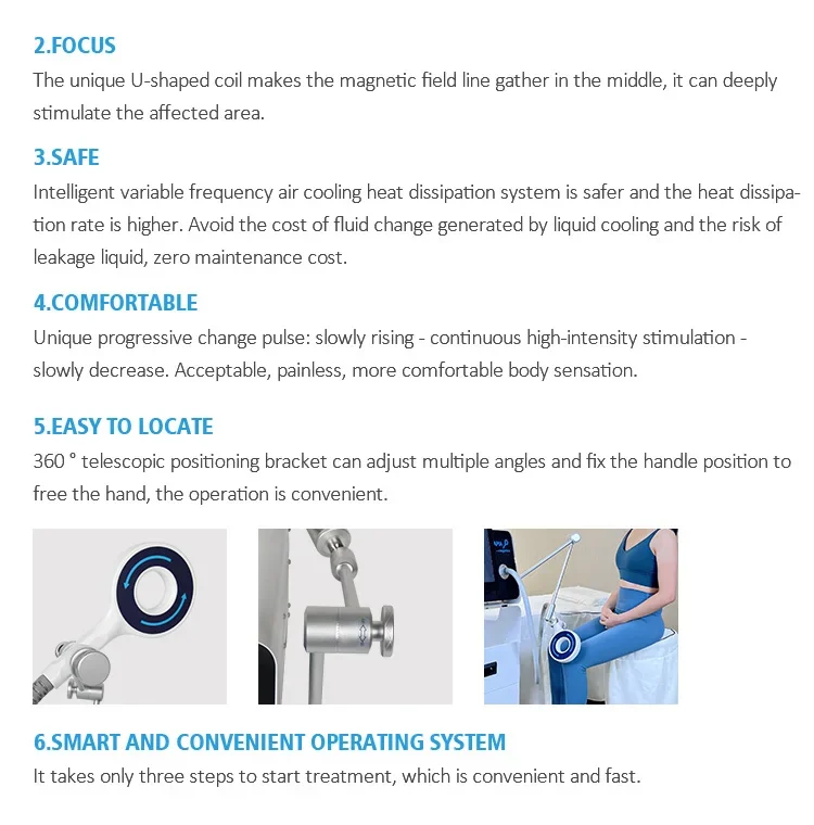 A Professional Non-Invasive Beauty Device For Relieving Body Pain And Muscle Relaxation Through Magnetic Therapy And Massage