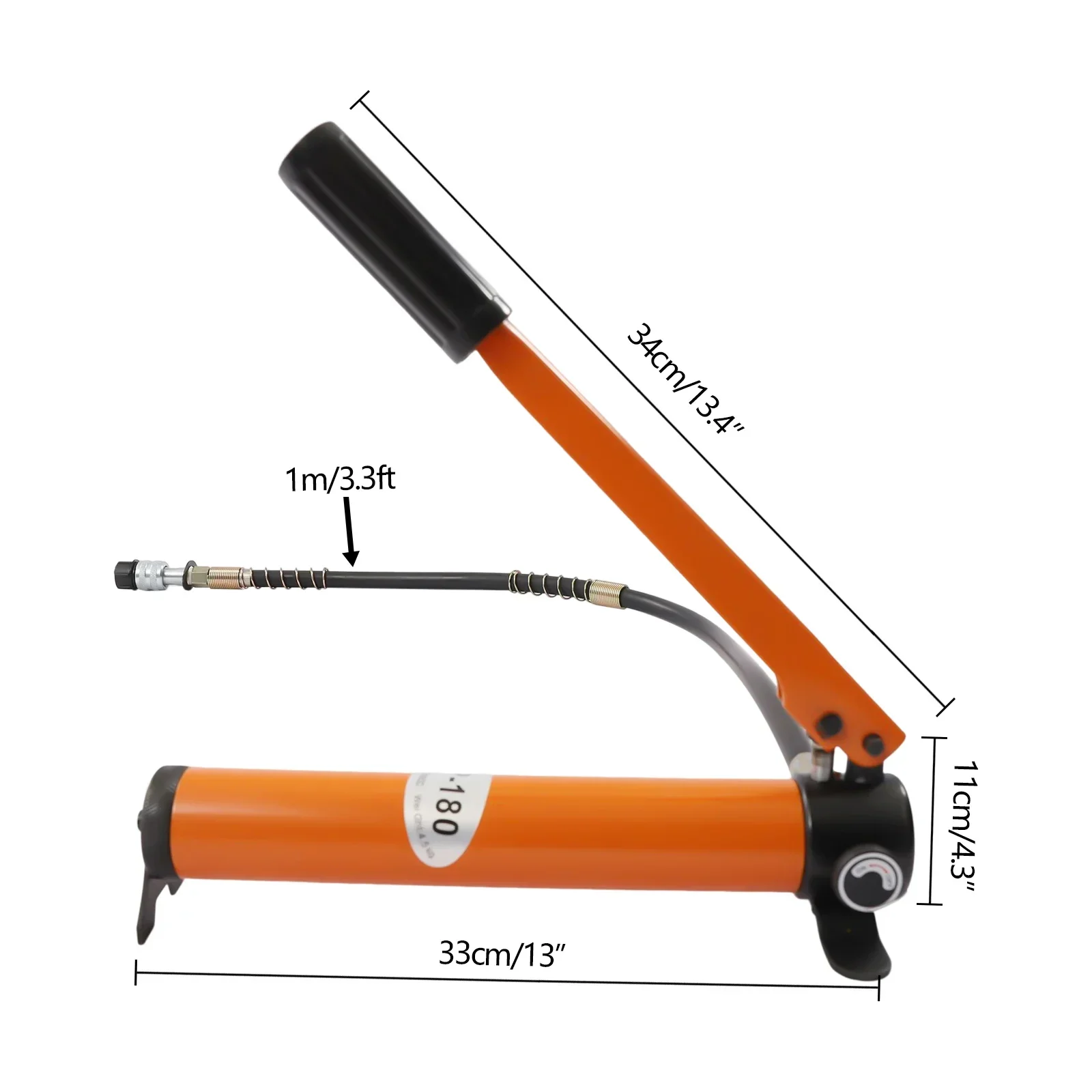 Hydraulic Hand Pump Manual Ram Pump 70Mpa Porta Power Pump for Hydraulic Tools