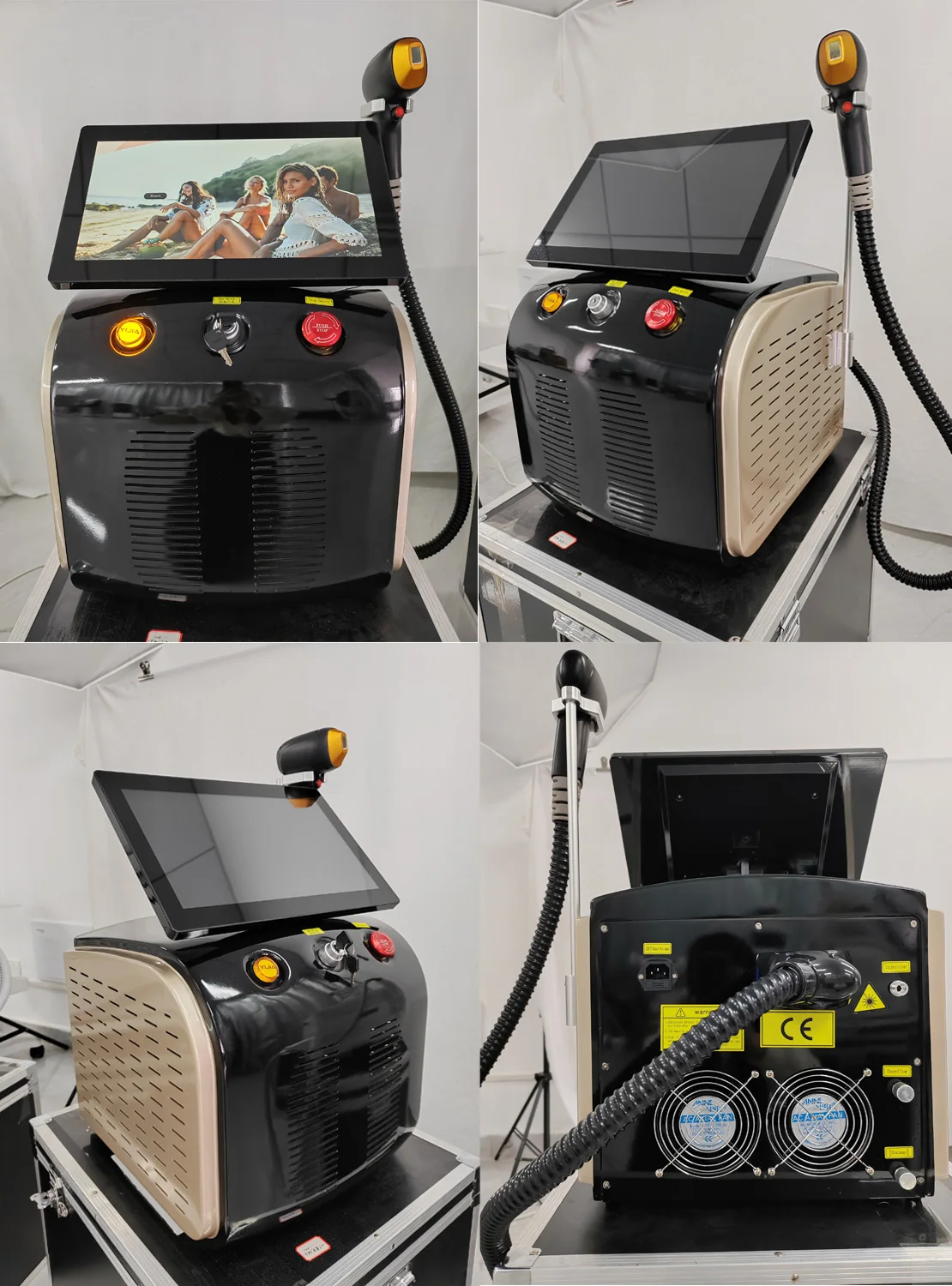 Professional 3 Wavelength 755/808/1064nm Freezing Point Permanent Painless Hair Removal Machine Skin Rejuvenation Hot Sale