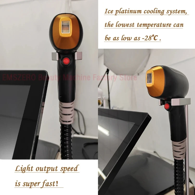 Professional 3 Wavelength 755/808/1064nm Freezing Point Permanent Painless Hair Removal Machine Skin Rejuvenation Hot Sale