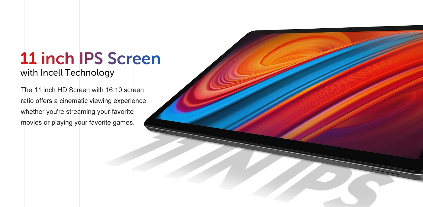 XGODY Q17 11 Inch Smart Tablet Android 14 12GB RAM+128GB ROM(1TB TF) 8000mAh LCD IPS