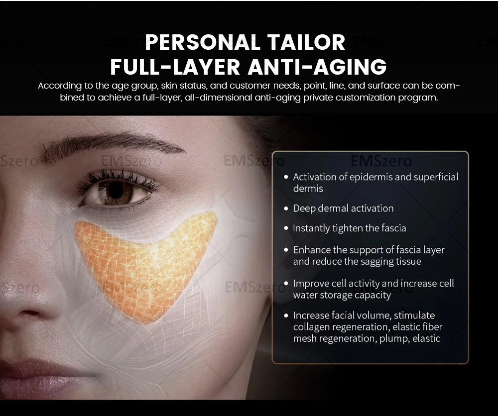 Professional Portable 13.3 "TT Double lift Facial Lift Body lift Skin Firming Anti-aging Skin Rejuvenation Firming Machine