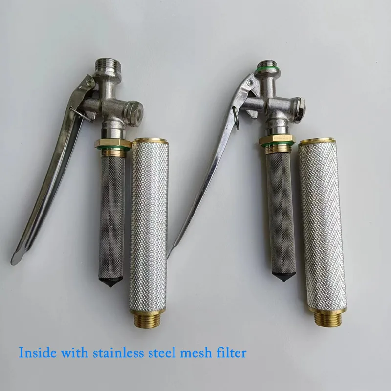 Stainless Steel Spray Handle Trigger Press Switch With Filter For Electric Spraying Hand Sprayer Garden Agricultural Accessories