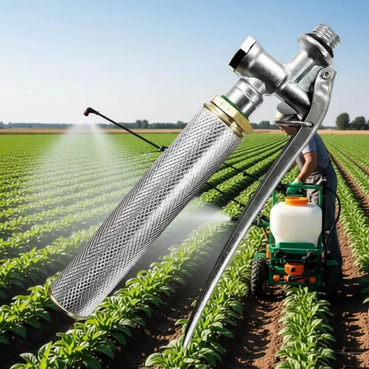 Stainless Steel Spray Handle Trigger Press Switch With Filter For Electric Spraying Hand Sprayer Garden Agricultural Accessories
