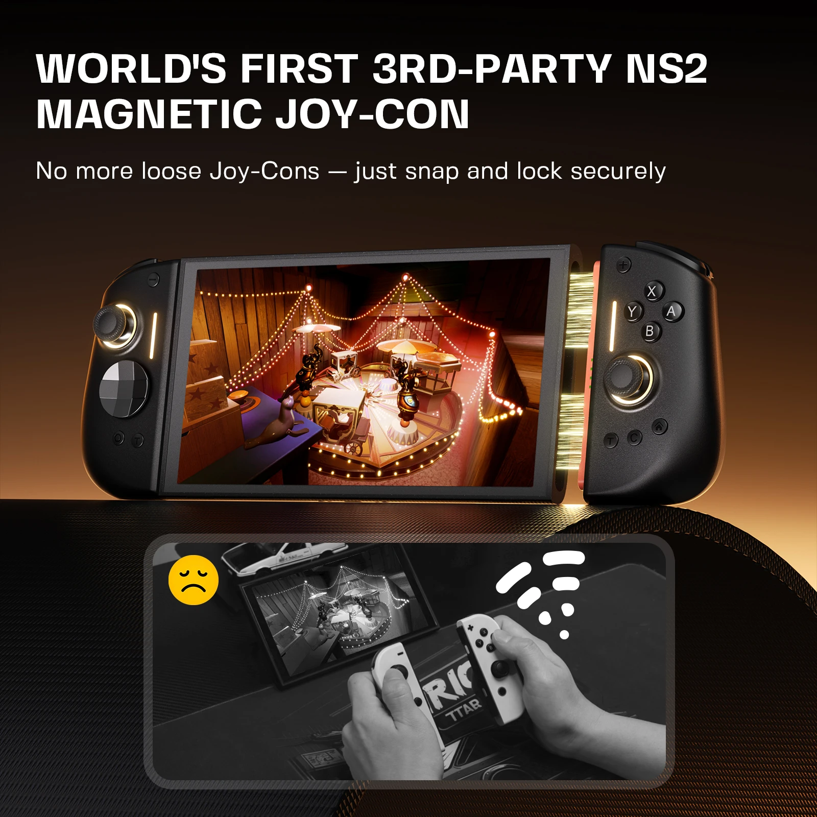 NYXI Hyperion 3 Joypad For Switch2 Wireless Joycon 9-Gyro Turbo Vibration New Released