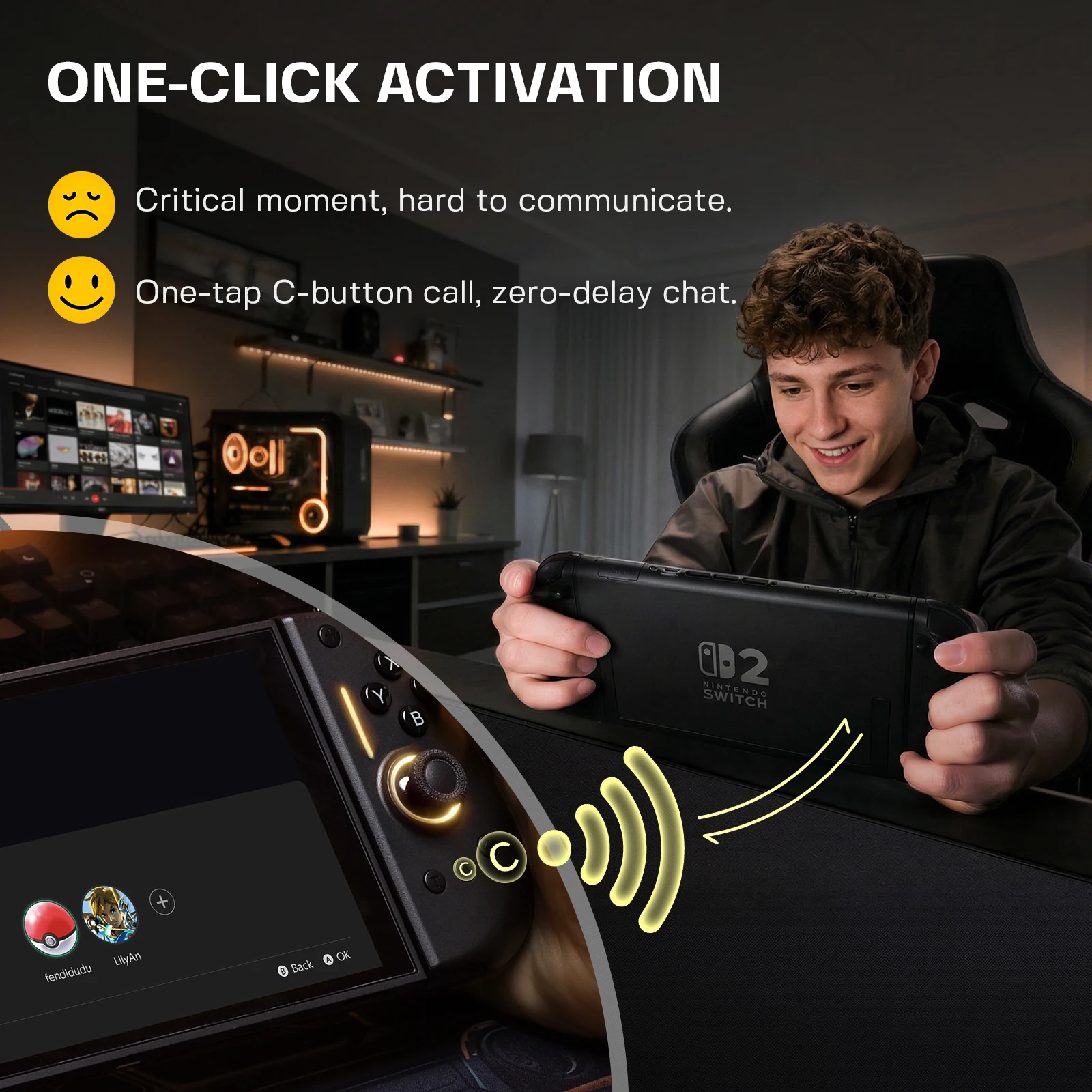 NYXI Hyperion 3 Joypad For Switch2 Wireless Joycon 9-Gyro Turbo Vibration New Released