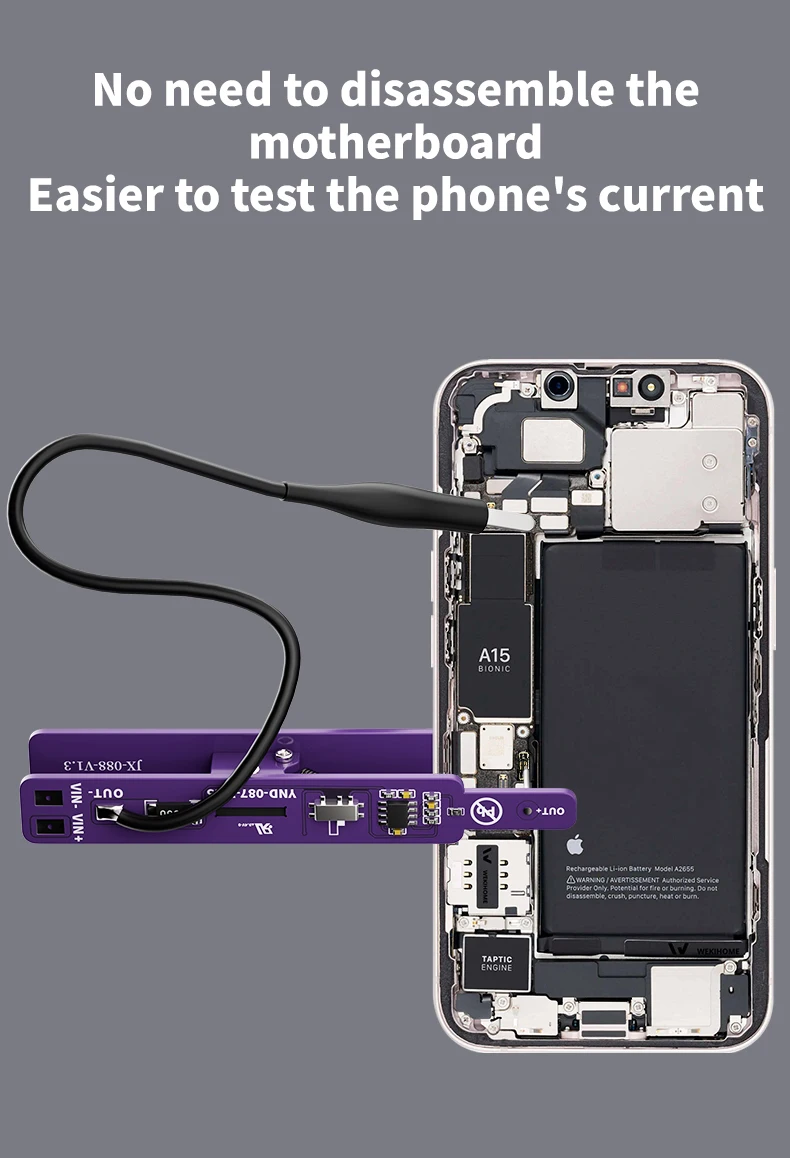 Lanrui M191 Universal Switch Clip Power On Tool Dual Mode Detection Current Tester for iPhone Android Phone Motherboard Repair
