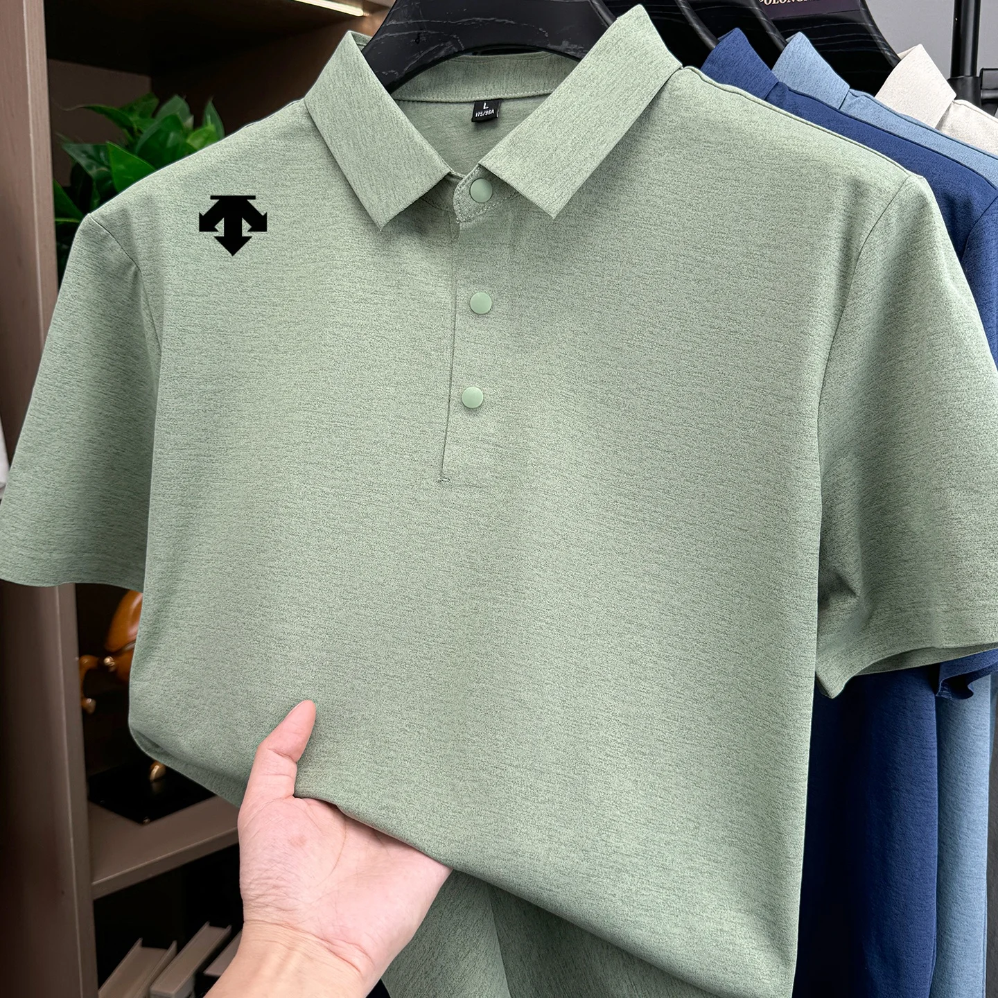 Designer's summer new men short sleeve business casual comfortable sports polo shirt exquisite brand best-selling embroidery top