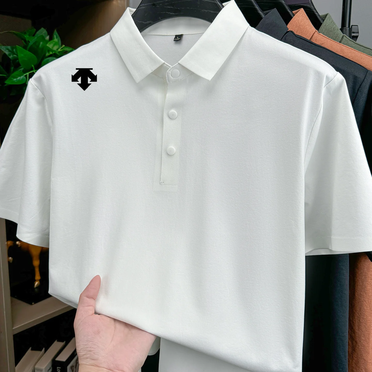 Designer's summer new men short sleeve business casual comfortable sports polo shirt exquisite brand best-selling embroidery top