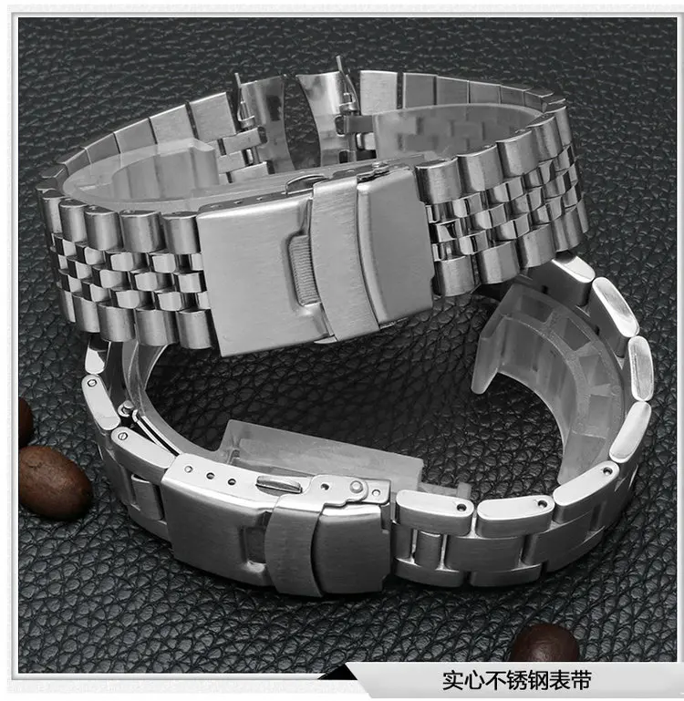 Diving Steel Metal Strap For Casio Duro Mdv107-1A MDV106-1A Watch Wristband Bracelet Watchband Replacement Parts 22mm
