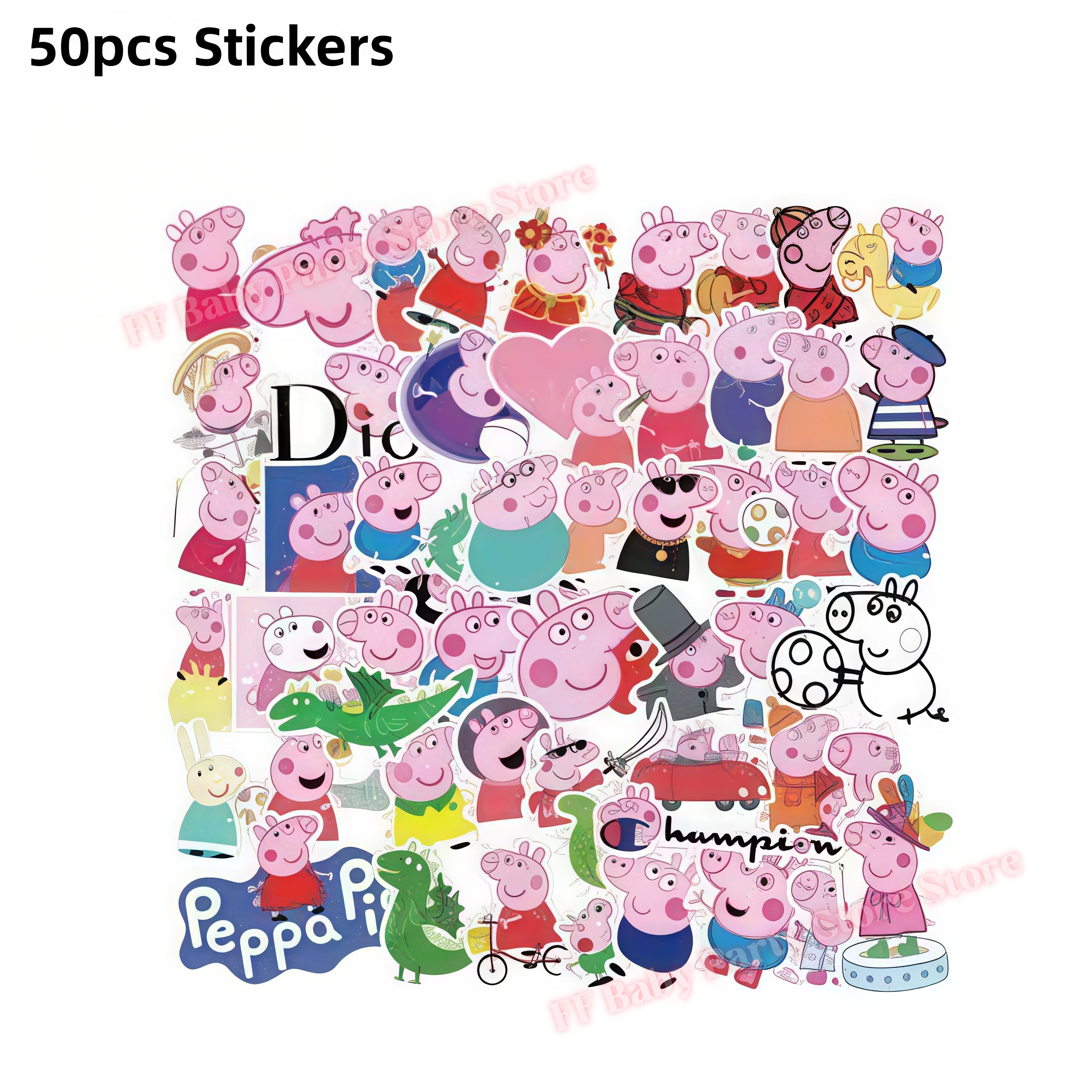 Peppaed Pig Birthday Party Decoration George Page Balloon Cup Plate Banner Girls Party Favor Gift Baby Shower Supplies Accessory