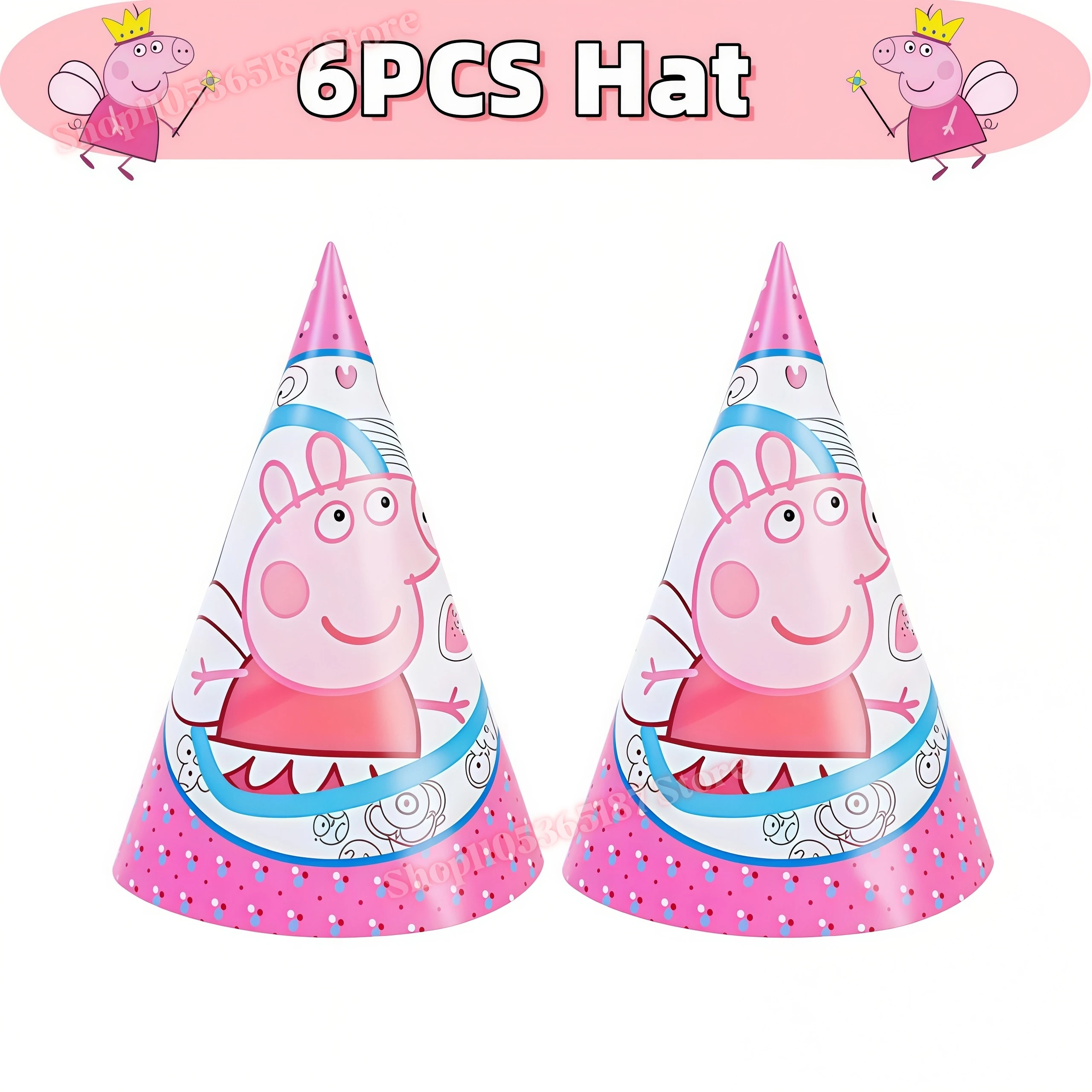 Peppaed Pig Birthday Party Decoration George Page Balloon Cup Plate Banner Girls Party Favor Gift Baby Shower Supplies Accessory