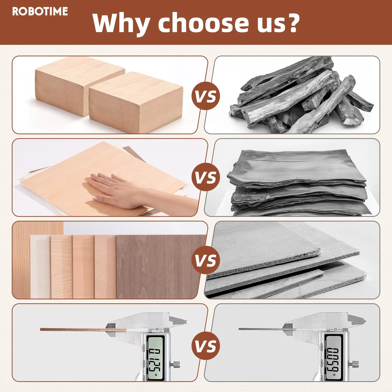 6-Pack 1/8' Walnut Plywood Sheets 12 X 16 X 1/8 Inch - 3mm Laser Wood Sheets for Laser Cutting Engraving & Wood Burning