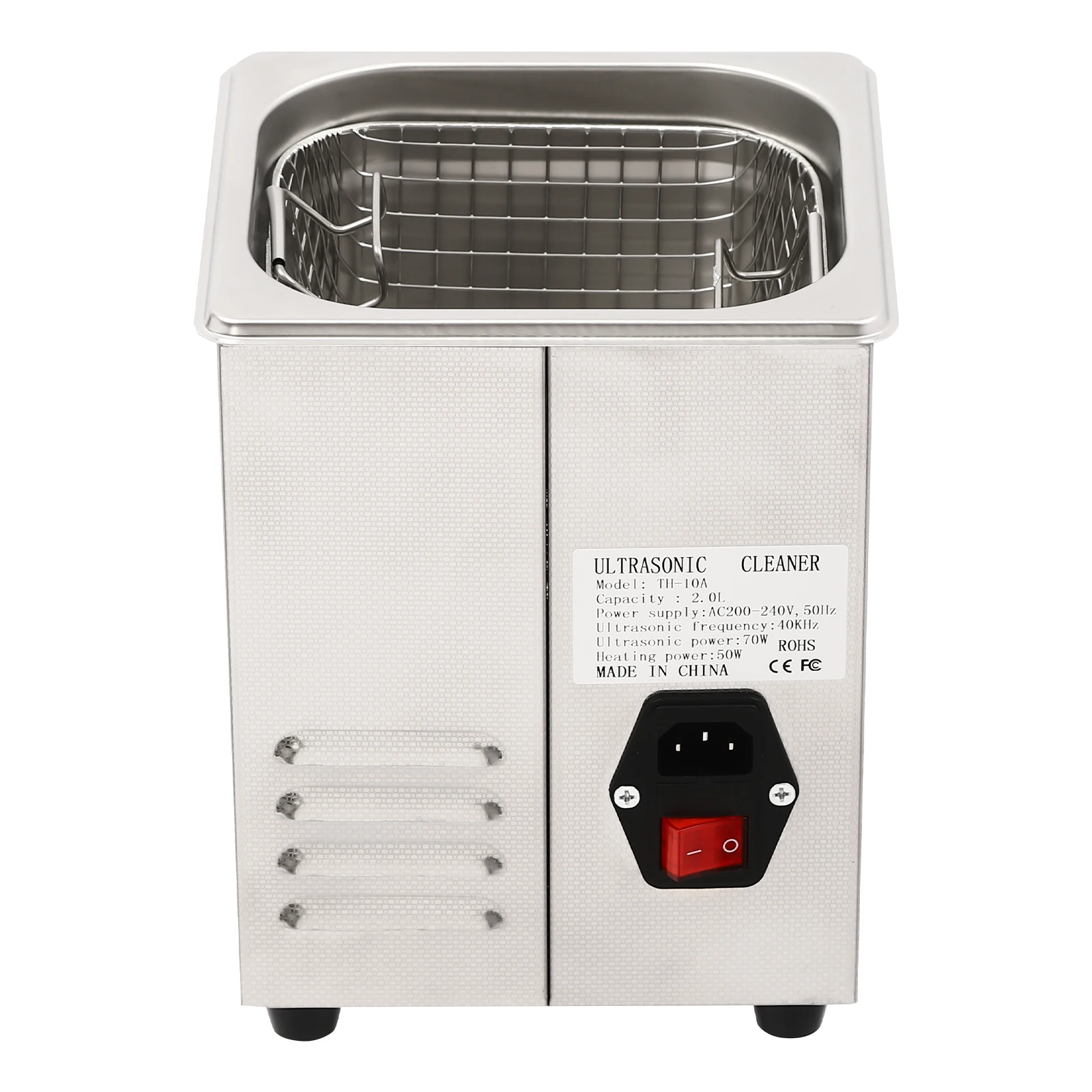 2L Ultrasonic Cleaner, Ultrasonic Cleaning Machine, Ultrasonic Cleaner 40khz AC200-240V used in homes, laboratories