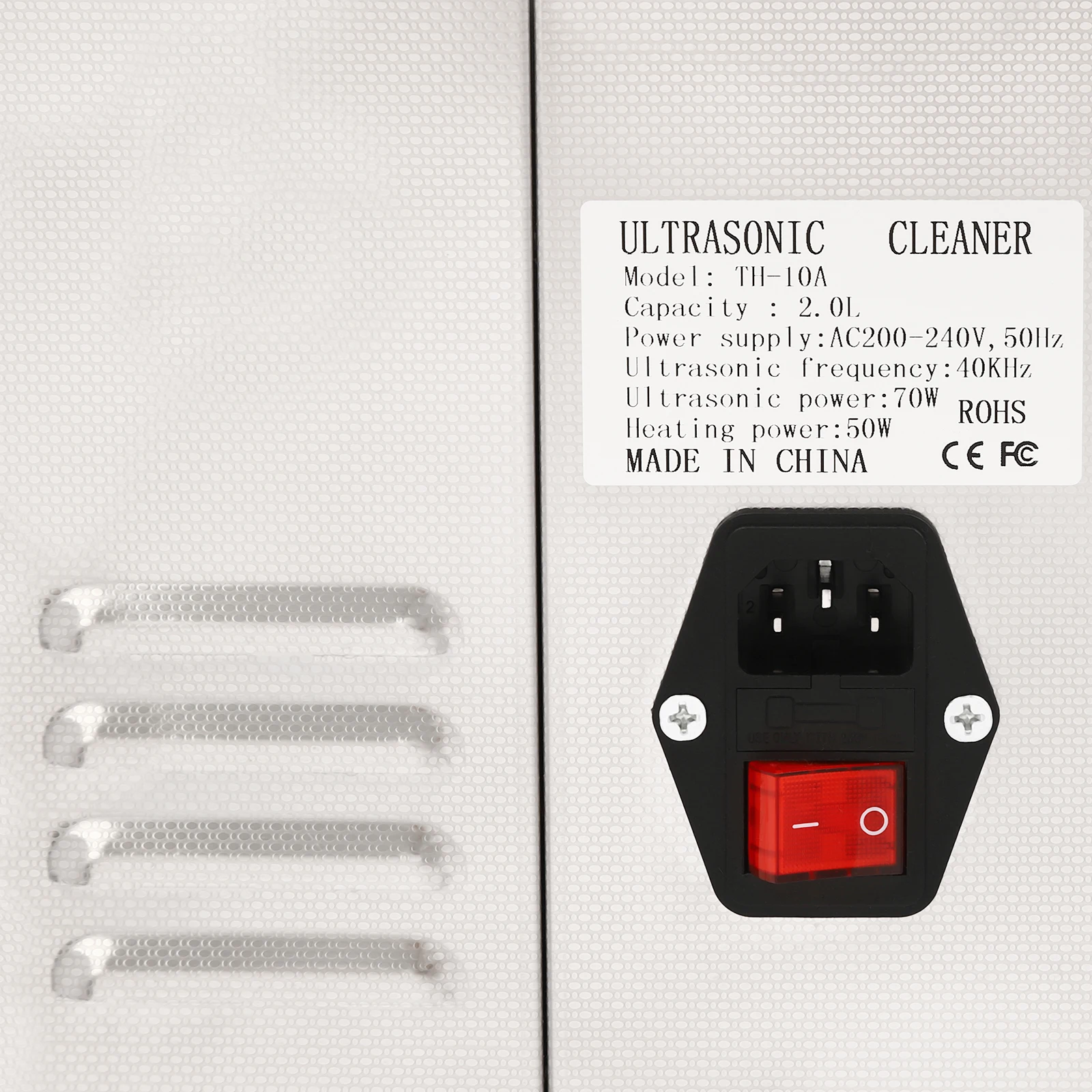 2L Ultrasonic Cleaner, Ultrasonic Cleaning Machine, Ultrasonic Cleaner 40khz AC200-240V used in homes, laboratories