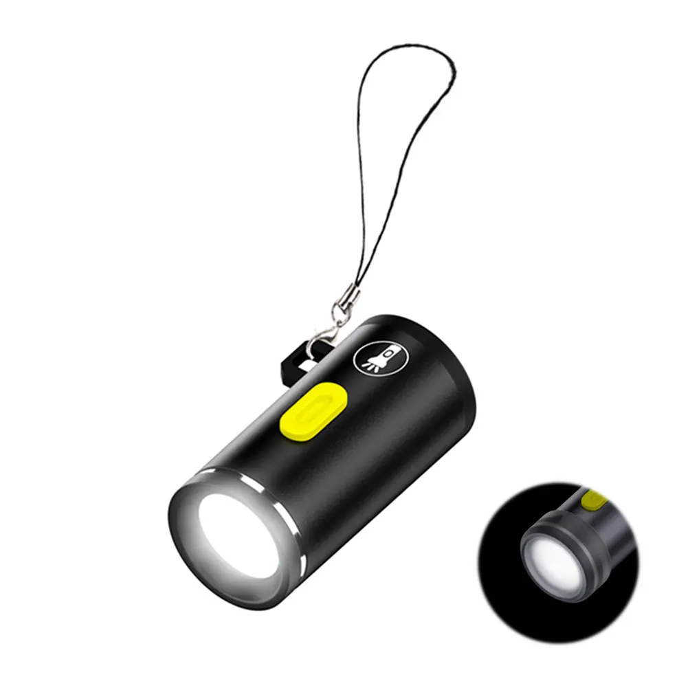 LED Pocket Flashlight Aluminum Alloy Portable Camping Flashlight Without battery Outdoor Emergency Light for Hiking Camping