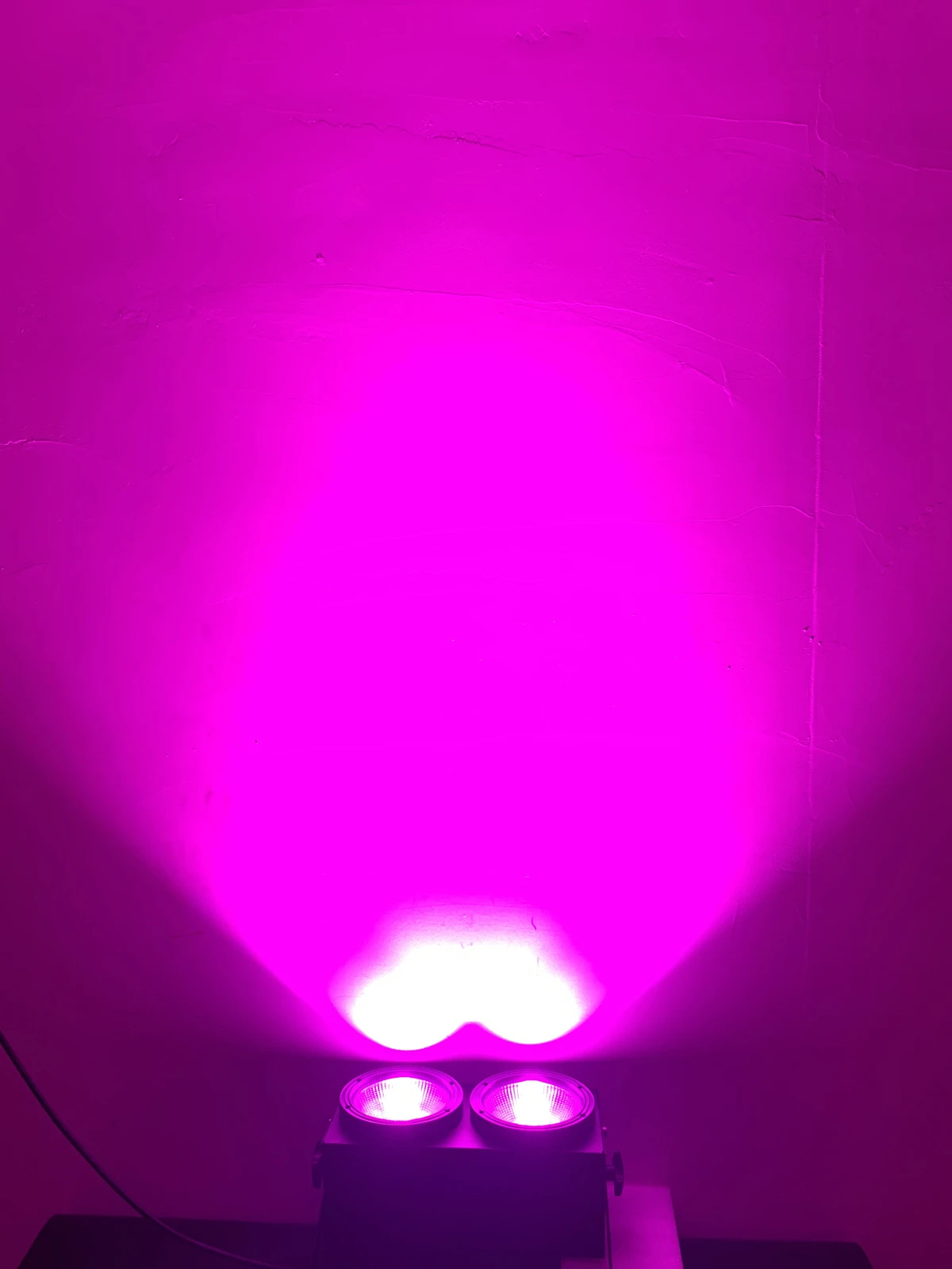 COB 2x100W RGBWA+UV 6in1 Blinder Strobe  Stage Light Audience Blinder For DJ Disco Wedding Party Lighting
