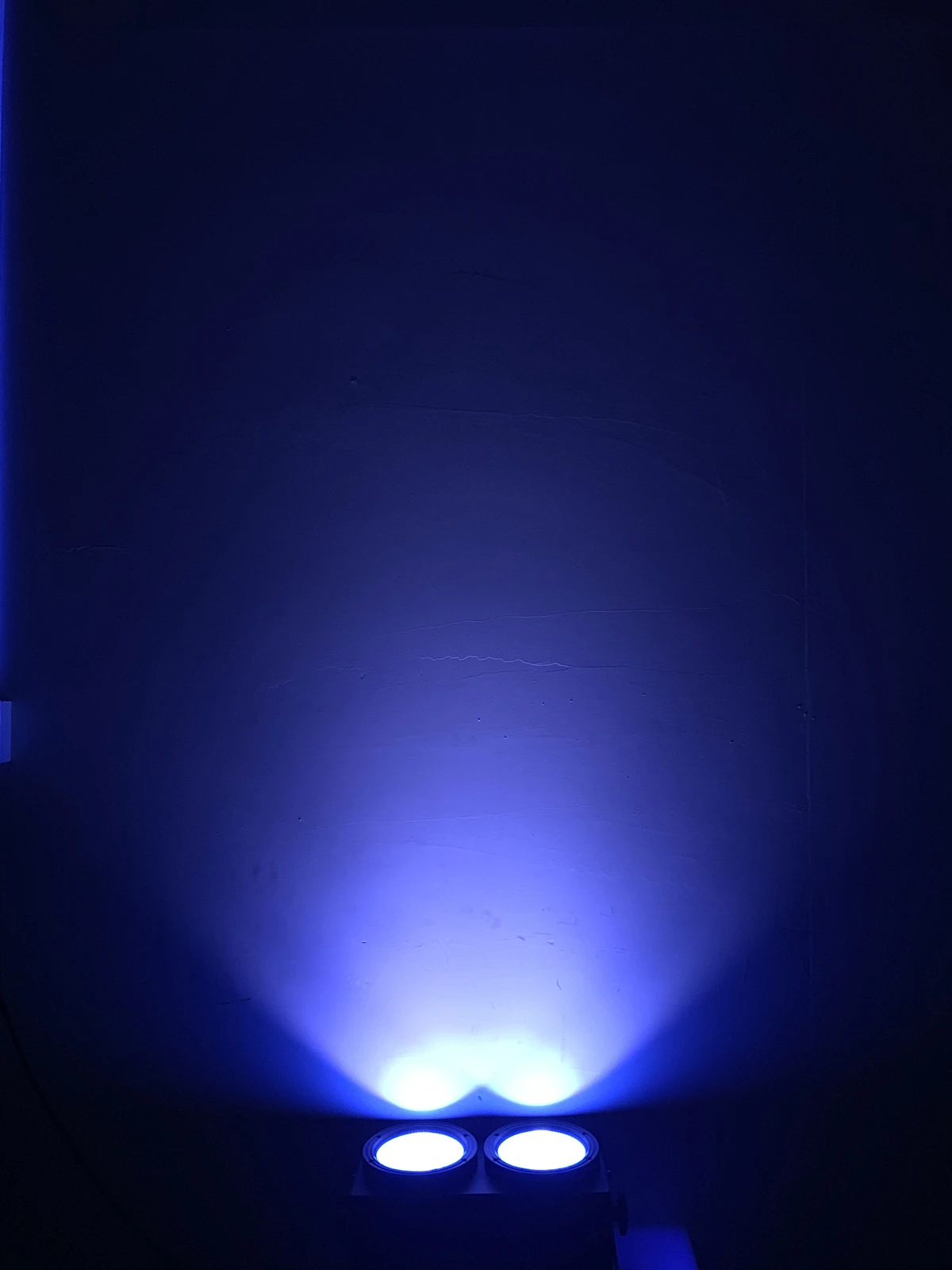 COB 2x100W RGBWA+UV 6in1 Blinder Strobe  Stage Light Audience Blinder For DJ Disco Wedding Party Lighting